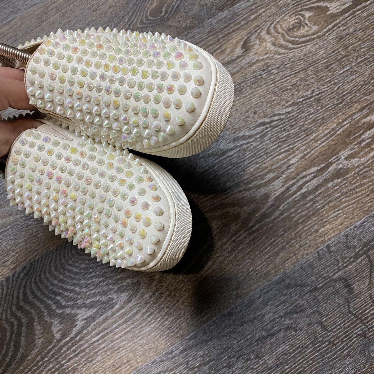 Japanese Brand Christian Louboutin Slip On Sneakers Size 38 Size US 8 / IT 38 - 5 Thumbnail