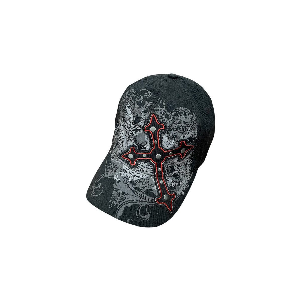 If Six Was Nine × Japanese Brand × Le Grande Bleu (L.G.B.) Black cross tribal hat ifsixwasnine styled Size ONE SIZE - 1 Thumbnail