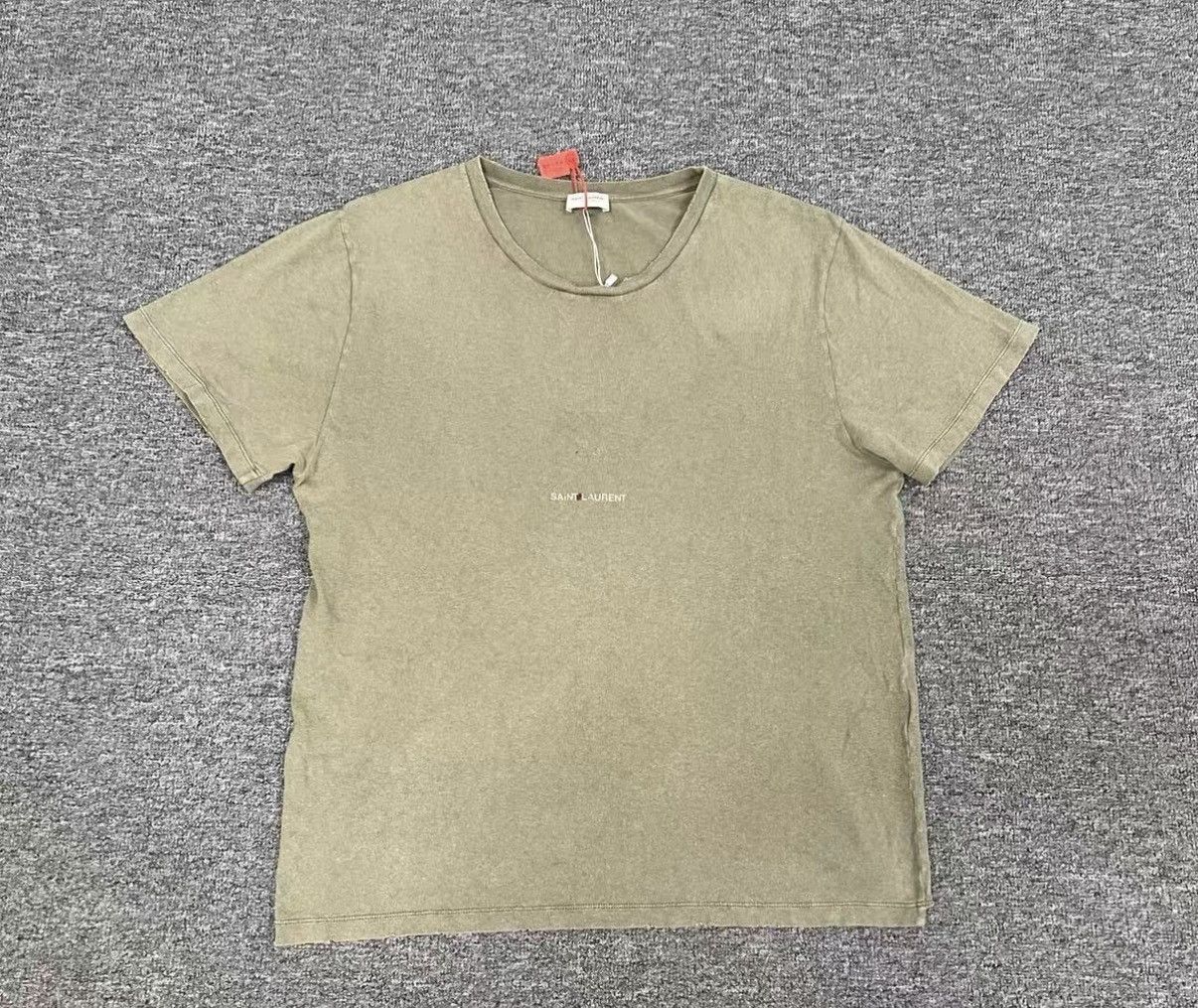 Saint Laurent Paris Saint Laurent Washed & Distressed Short Sleeve T-shirt J16 Size US L / EU 52-54 / 3 - 1 Thumbnail