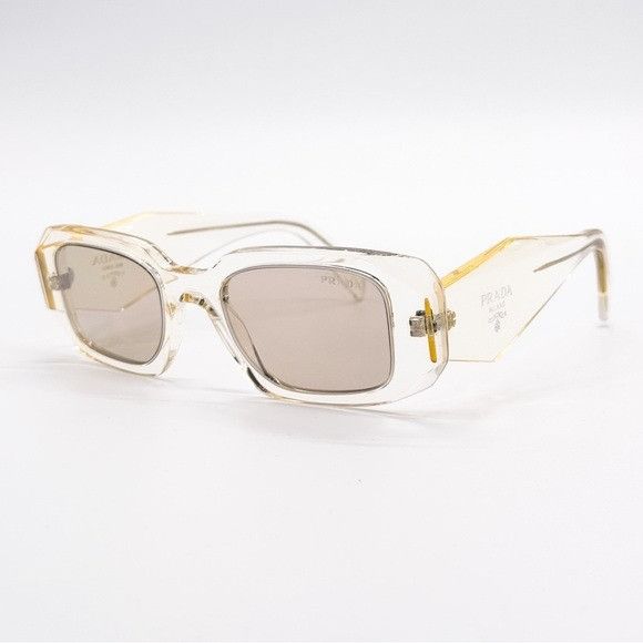 Prada NEW PRADA PR17WS 19X30N SQUARE YELLOW WOMEN SUNGLASSES PRADA Size ONE SIZE - 5 Thumbnail
