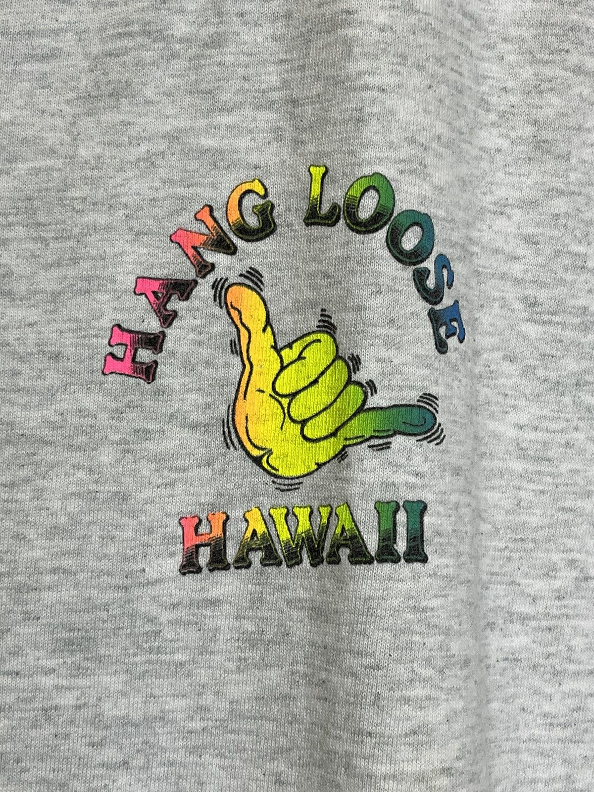 Vintage VINTAGE 90s HAWAII HANG LOOSE SLEEVELESS SHIRT Size US L / EU 52-54 / 3 - 5 Thumbnail