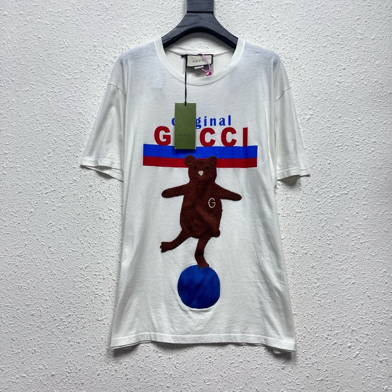 Gucci Gucci Knit Bear Pattern Short-Sleeve Size US L / EU 52-54 / 3 - 1 Thumbnail