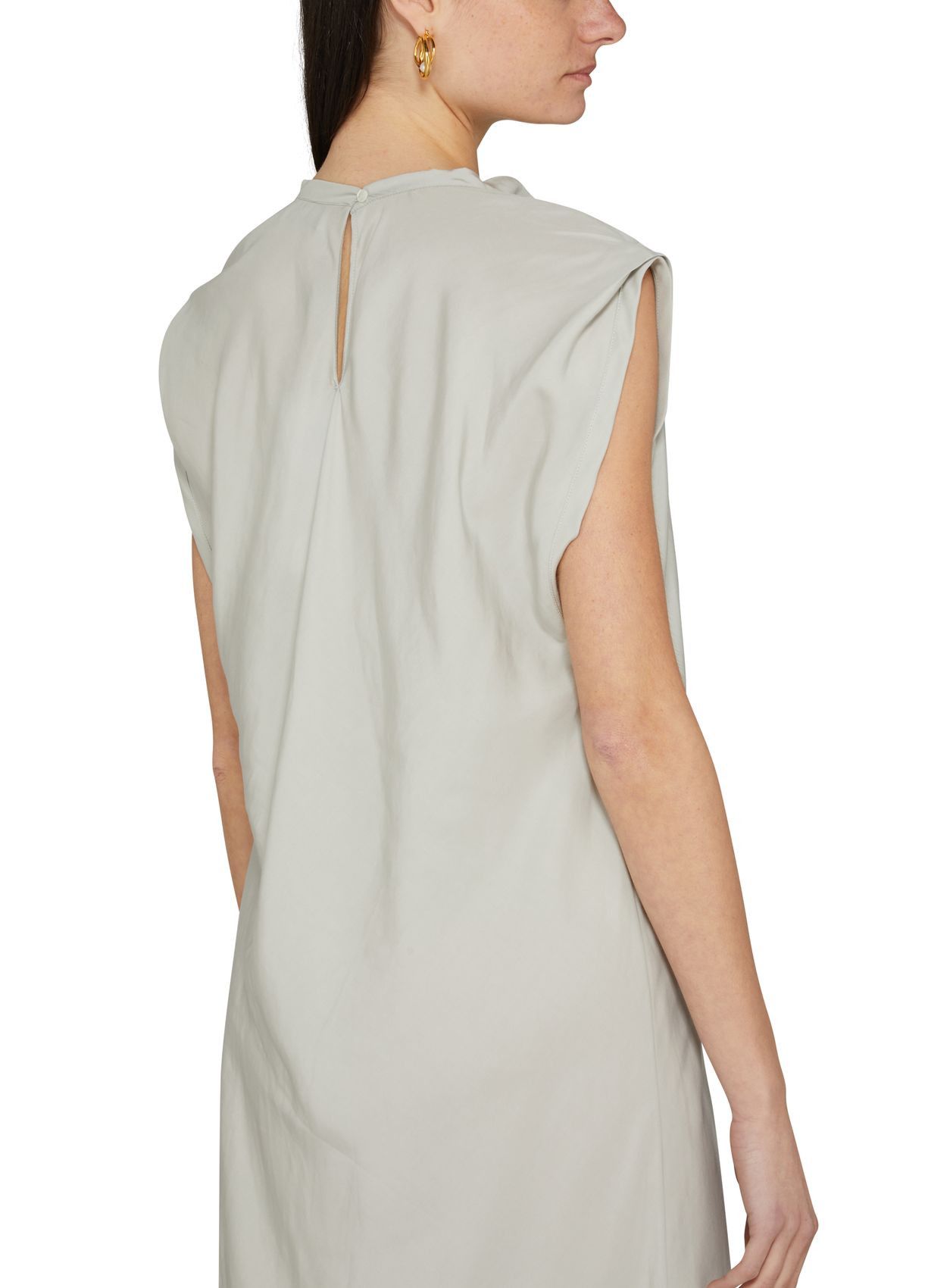 Lemaire o1s22i1n1024 Diagonal Cut Midi Dress in Grey Size S / US 4 / IT 40 - 4 Thumbnail