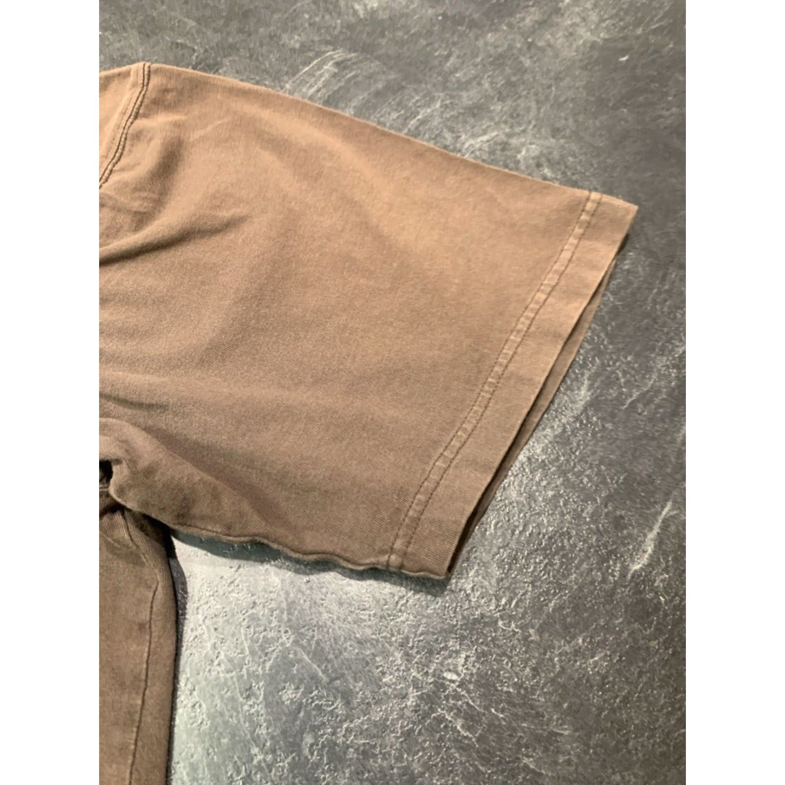 Walls VINTAGE Walls Men's Henley Shirt Large Brown Cotton Pocket Workwear Size US L / EU 52-54 / 3 - 3 Thumbnail