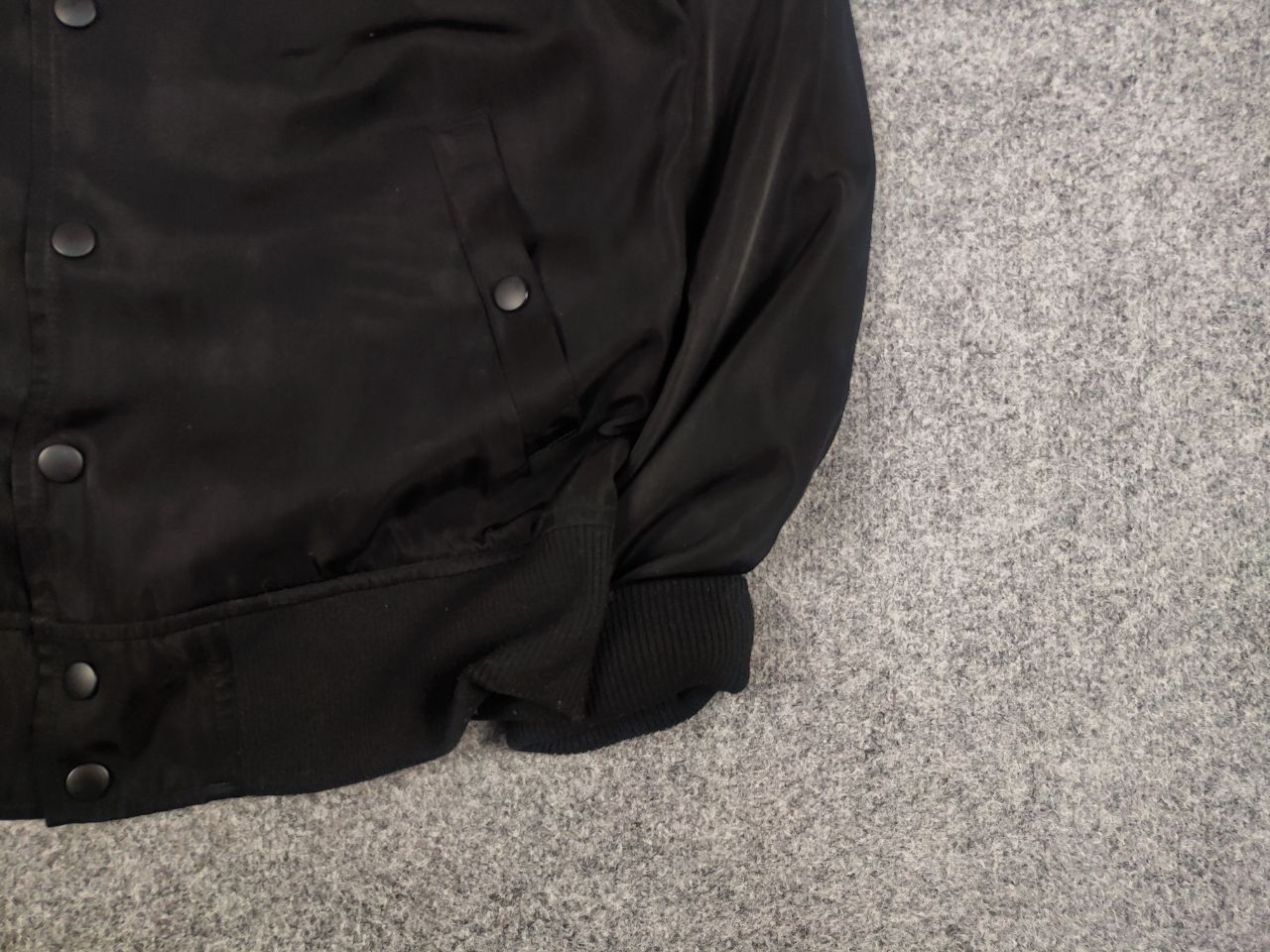 HARE Hare Japan Bomber Flight Minimalistic black Jacket Vintage Size US M / EU 48-50 / 2 - 6 Thumbnail