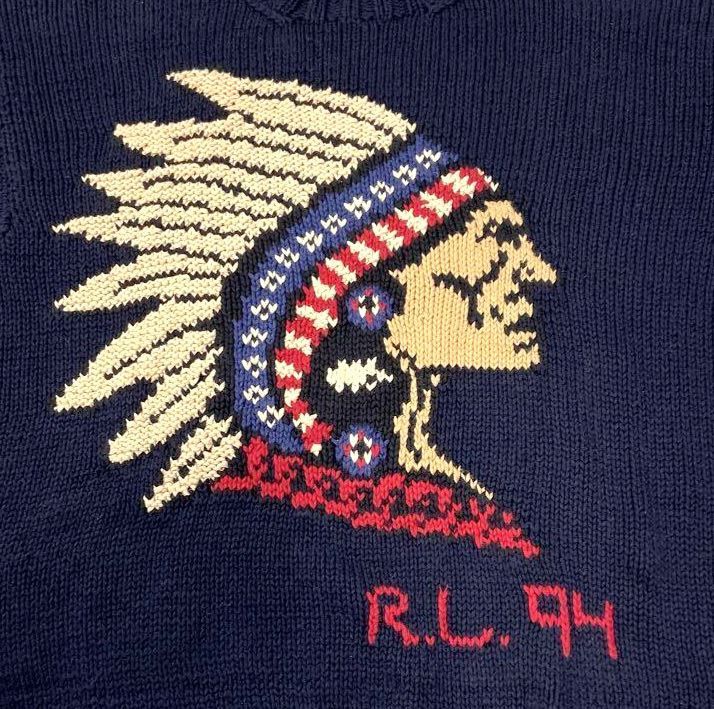 Polo Ralph Lauren Vintage Polo Ralph Lauren Indian Head Sweater Knit XL Size US XL / EU 56 / 4 - 5 Thumbnail