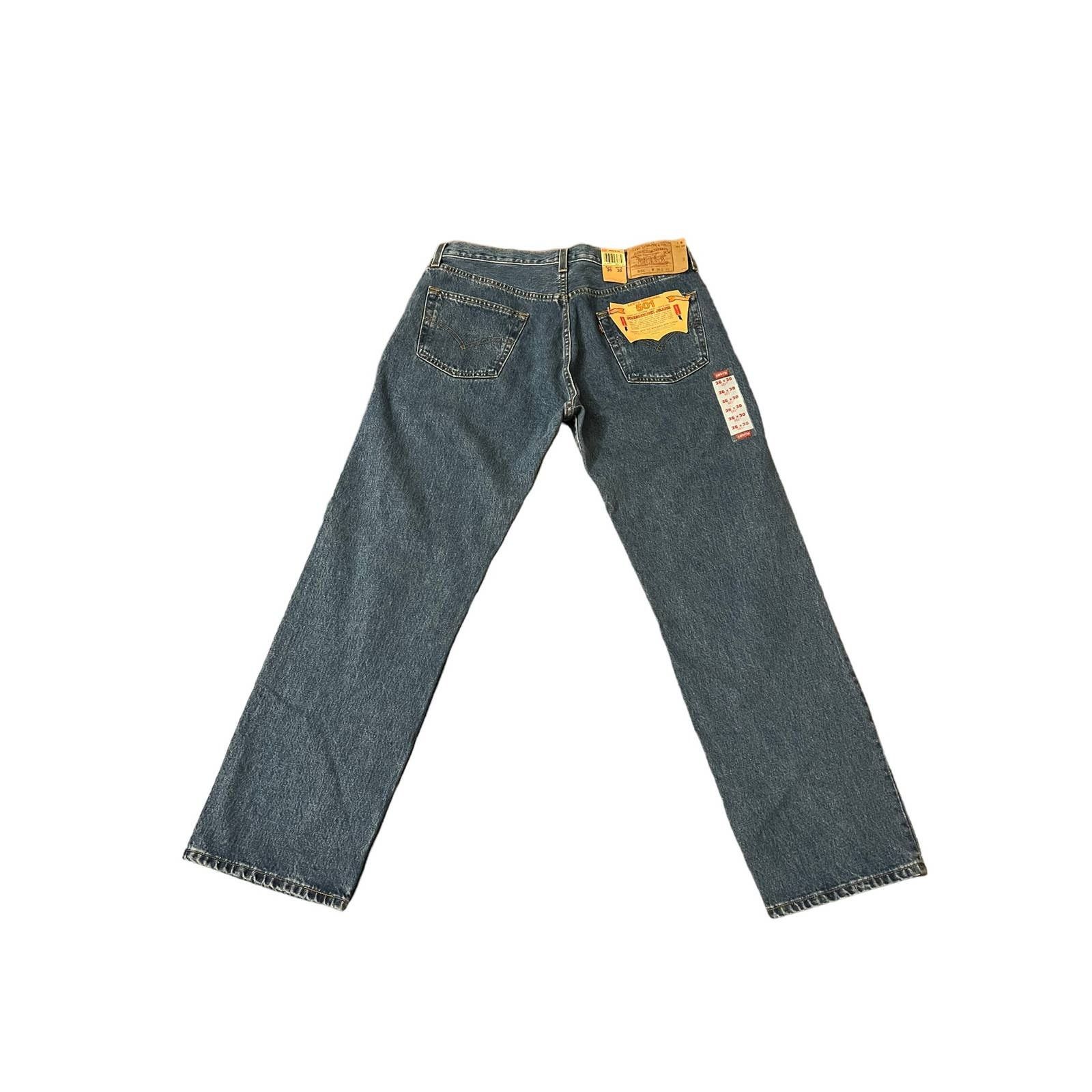 Levi's Levis VTG 1993 501 Preshrunk Jeans Size 36X30 NWT Size US 36 / EU 52 - 4 Thumbnail