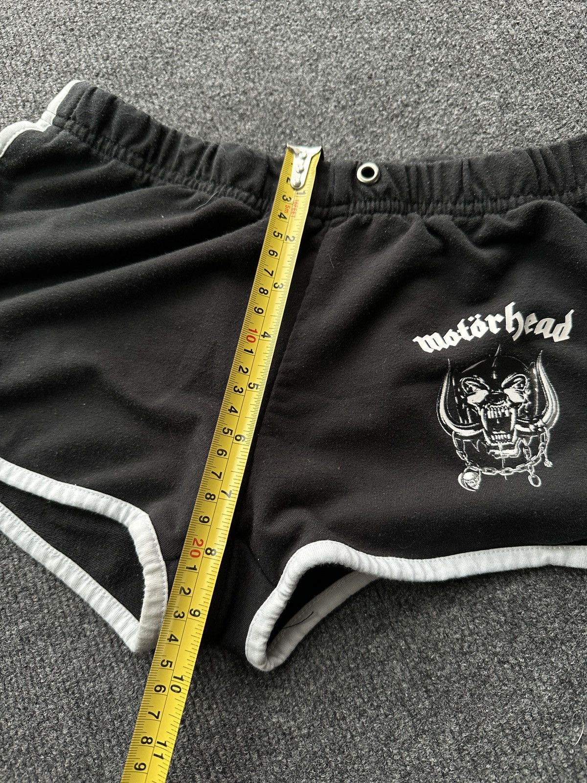 Other 🚨 MOTORHEAD BIG LOGO WOMEN SHORTS BLACK BAND ROCK METAL Size 25" / US 0 / IT 36 - 10 Thumbnail