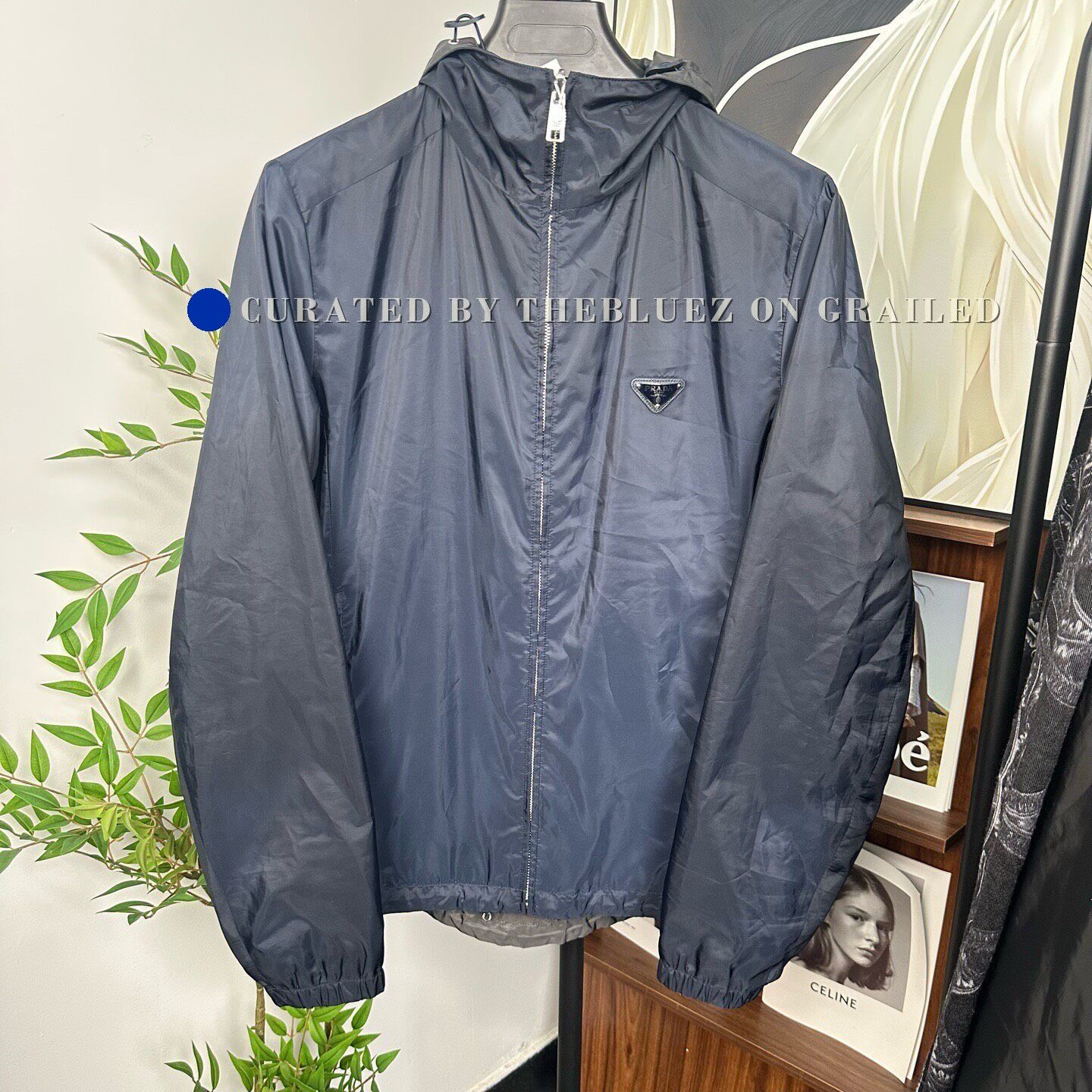 Prada Prada Metal Triangle Reversible Hooded Zip Jacket Size US M / EU 48-50 / 2 - 1 Thumbnail