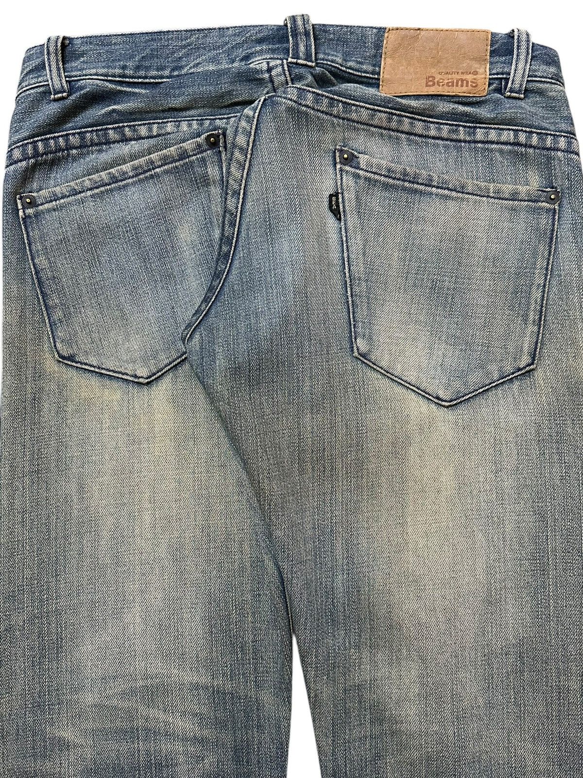 Beams Japan Vintage Japanese Beams Mud Wash Faded Style Jeans Size US 32 / EU 48 - 6 Thumbnail