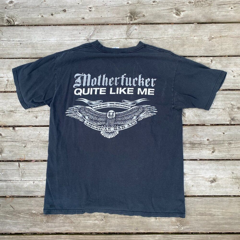 Vintage Vintage Kid Rock American Bad A** Shirt Large "MF QUITE LIK Size US L / EU 52-54 / 3 - 1 Thumbnail