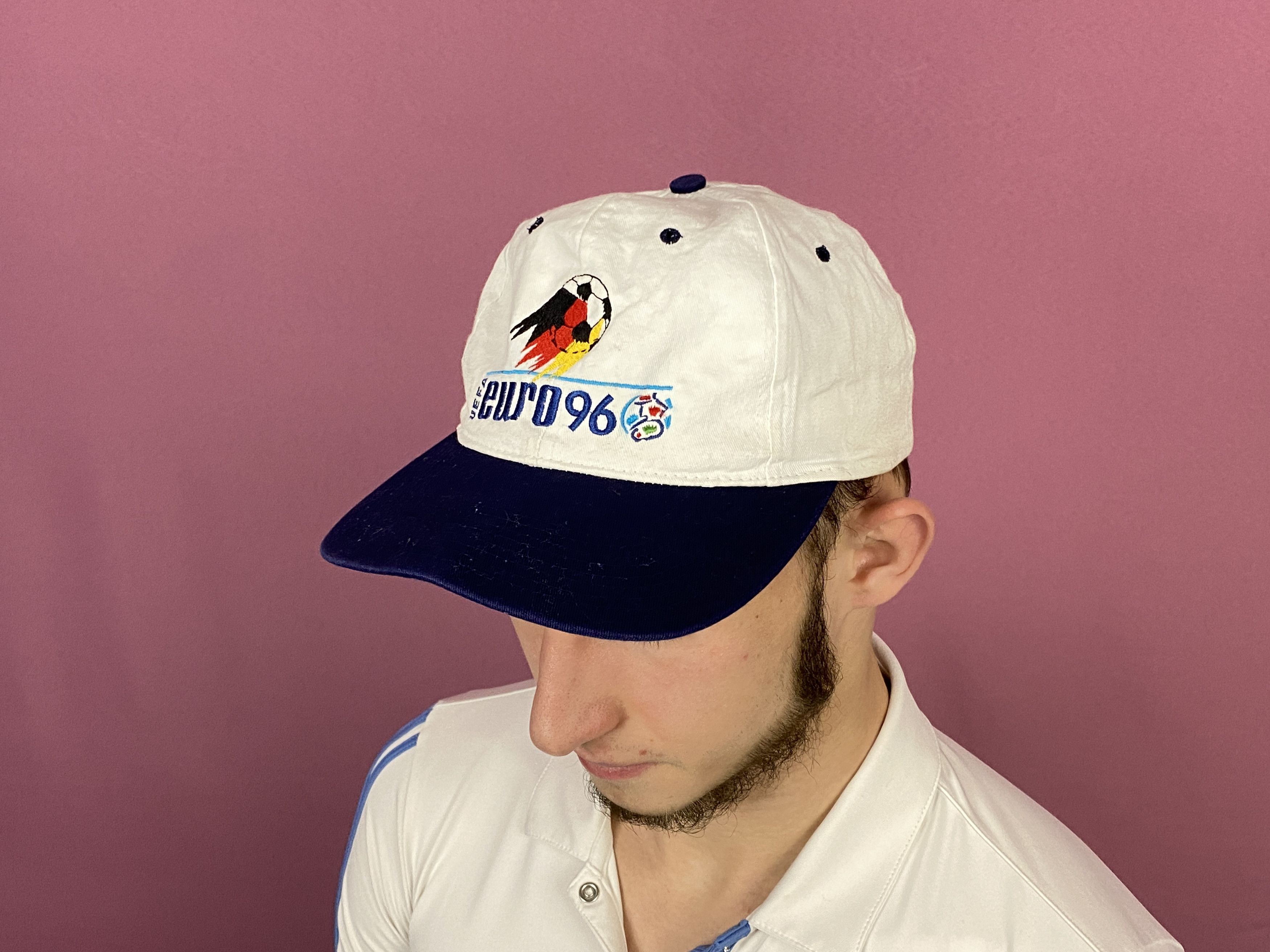 UEFA × Vintage 1996 UEFA Euro Vintage Men's Vintage Germany National Cap Size ONE SIZE - 2 Thumbnail