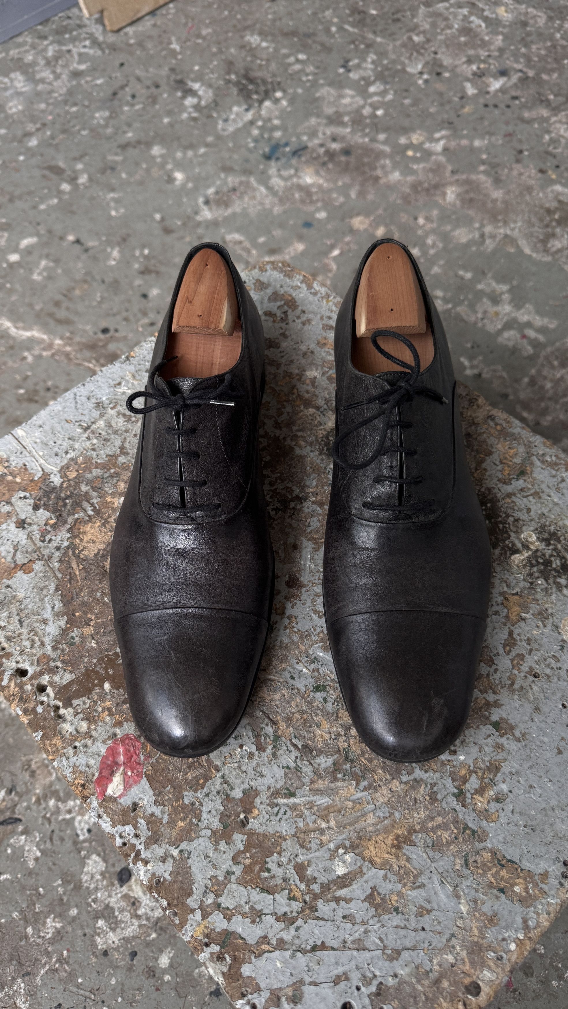 Pierre Hardy aa . KANGAROO OXFORDS . 28 CM . DARK GREY . MADE IN ITALY Size US 9.5 / EU 42-43 - 4 Thumbnail