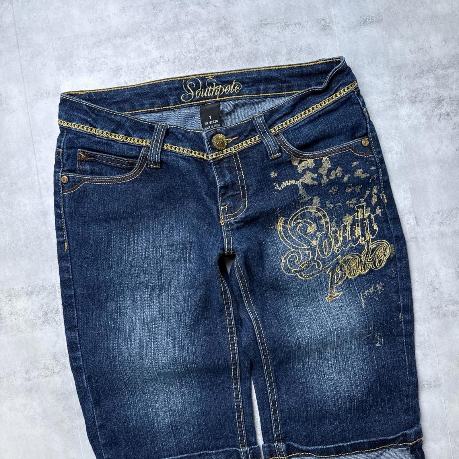 Southpole Y2K Southpole 00s Denim Capri Shorts Size 26" / US 2 / IT 38 - 3 Thumbnail