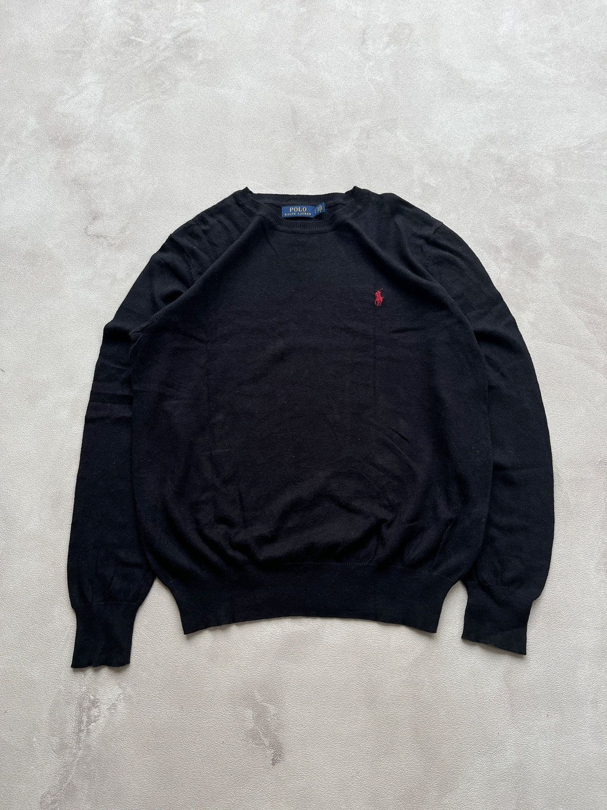 Polo Ralph Lauren Polo Ralph Lauren Crewneck Black Size US L / EU 52-54 / 3 - 1 Thumbnail