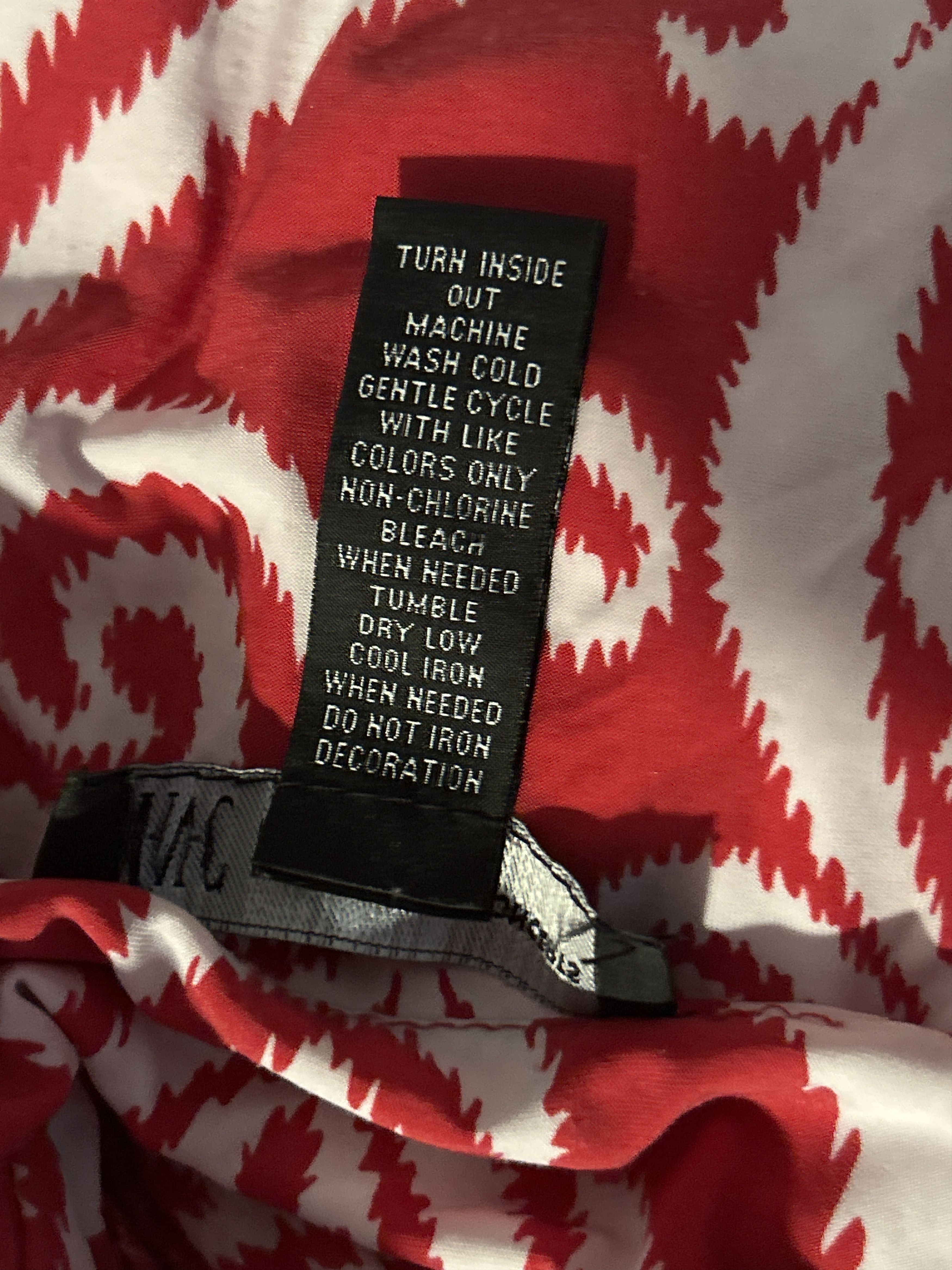 I.N.C INC International Concepts Red & White Pattern Maxi Dress Size S / US 4 / IT 40 - 3 Thumbnail