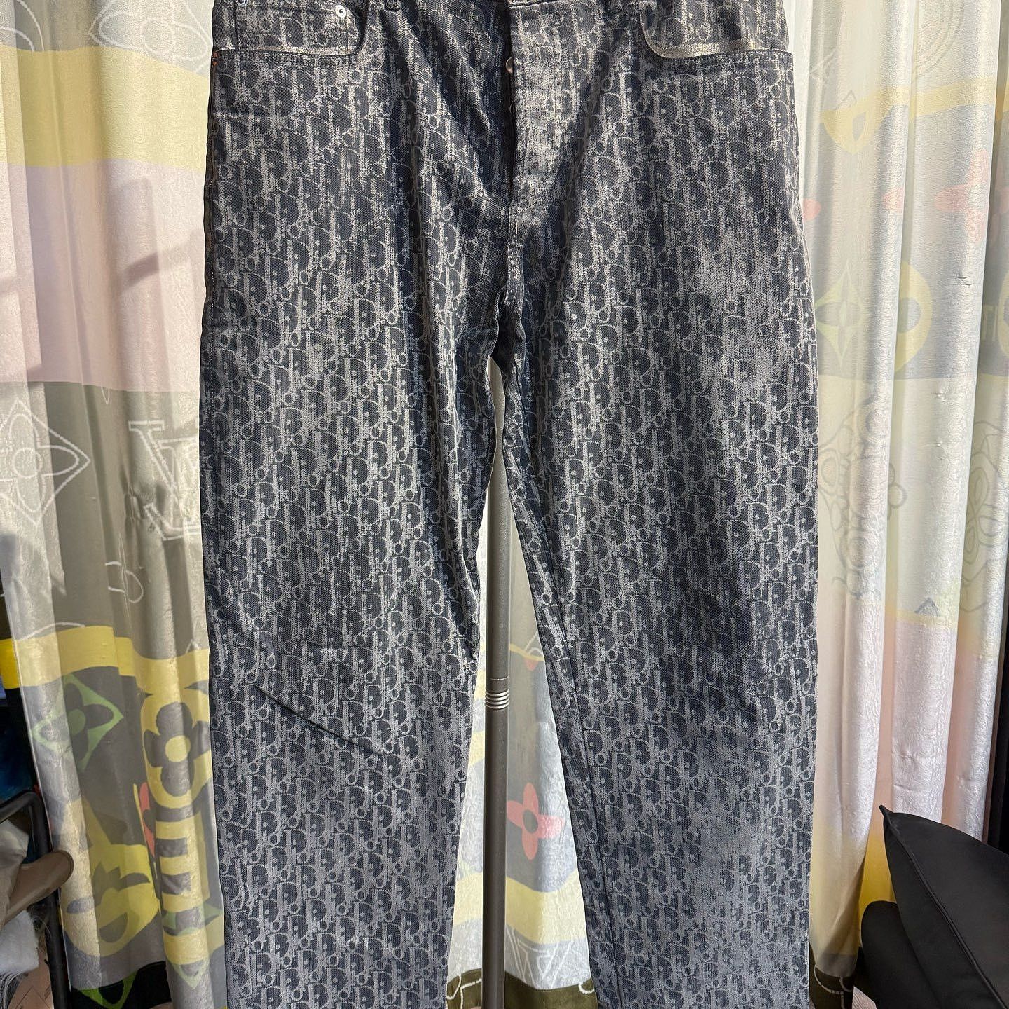Dior Dior Oblique Denim Jeans Size 33 Size US 33 - 1 Thumbnail