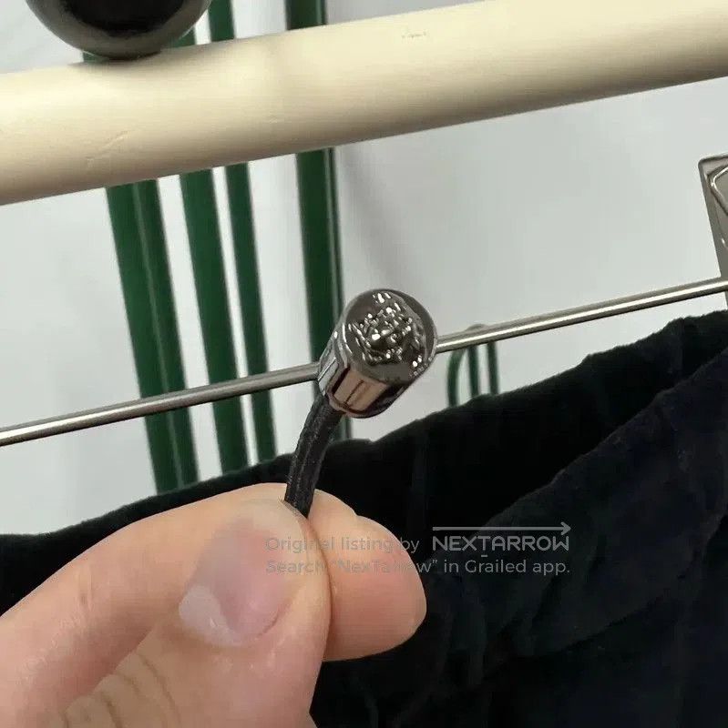 Versace Versace Black Cotton Medusa Casual Pants . Size US 26 / EU 42 - 2 Thumbnail