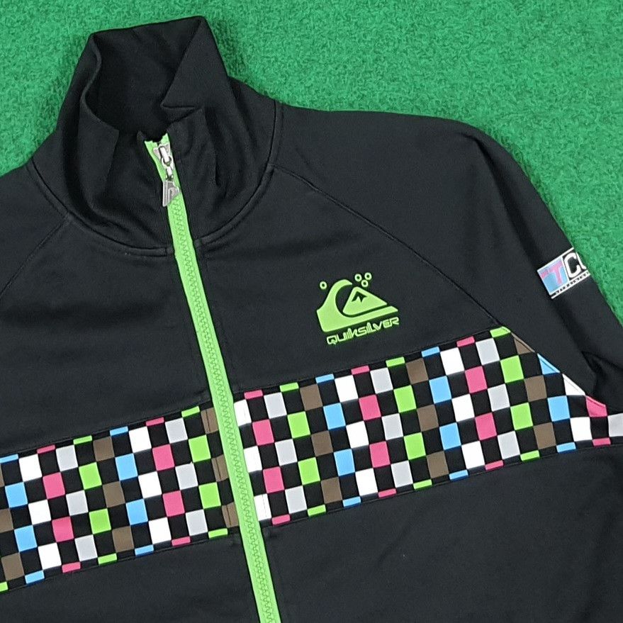 Quiksilver Vintage Quiksilver Track Jacket Zipper Retro Surf C288N20 Size US S / EU 44-46 / 1 - 2 Thumbnail