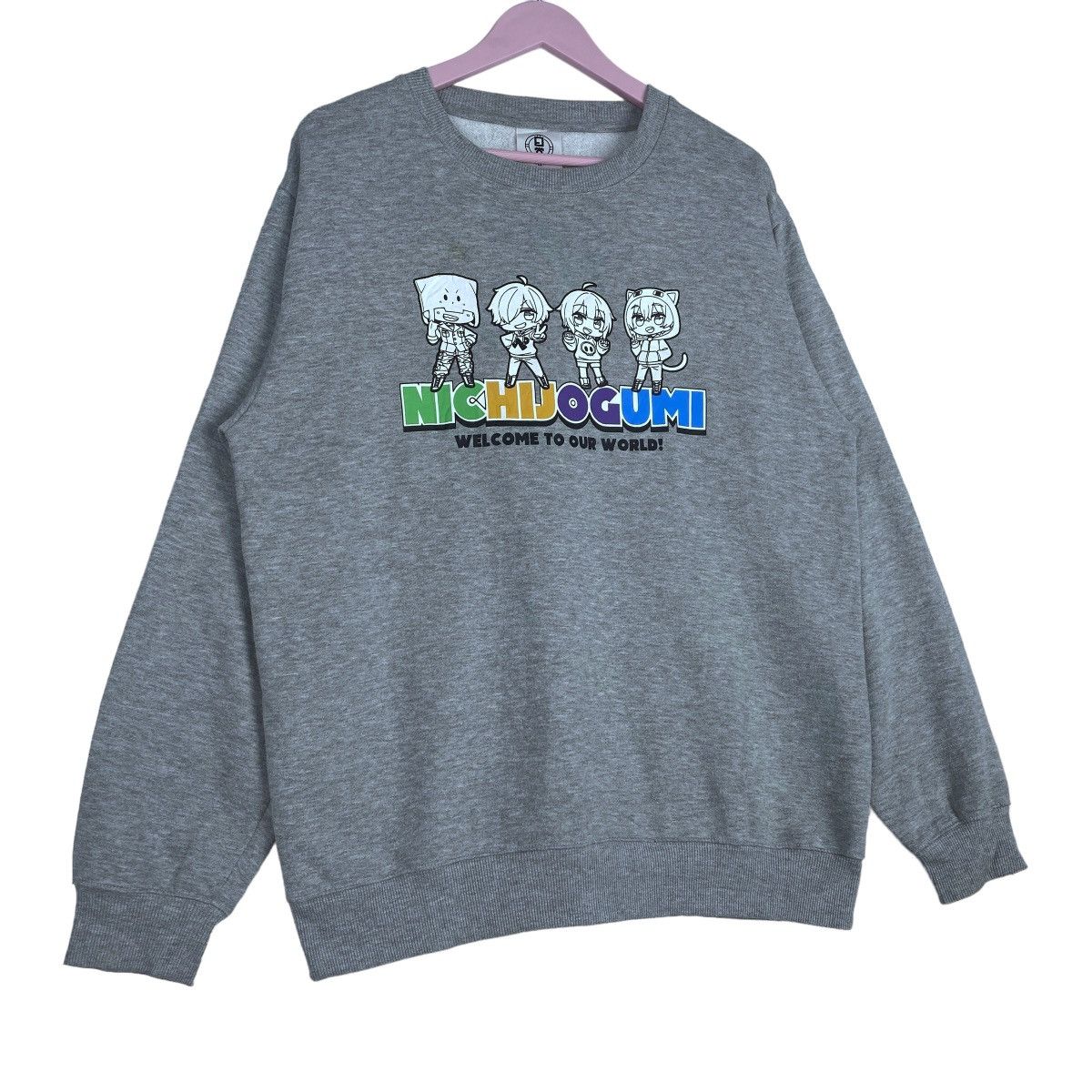 Designer × Vintage Nichijogumi Sweatshirt Crewneck Pull Over Jumper Size US L / EU 52-54 / 3 - 4 Thumbnail