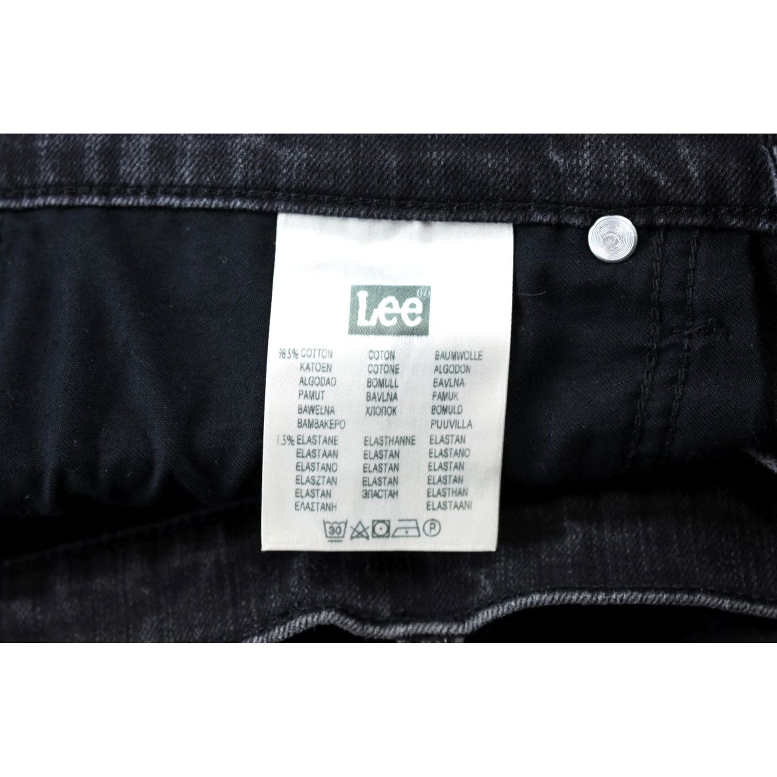 Lee Lee Luke Jeans Men's Slim Fit Gray Denim Pants W31/L32 Zip Fly Size US 31 - 6 Thumbnail
