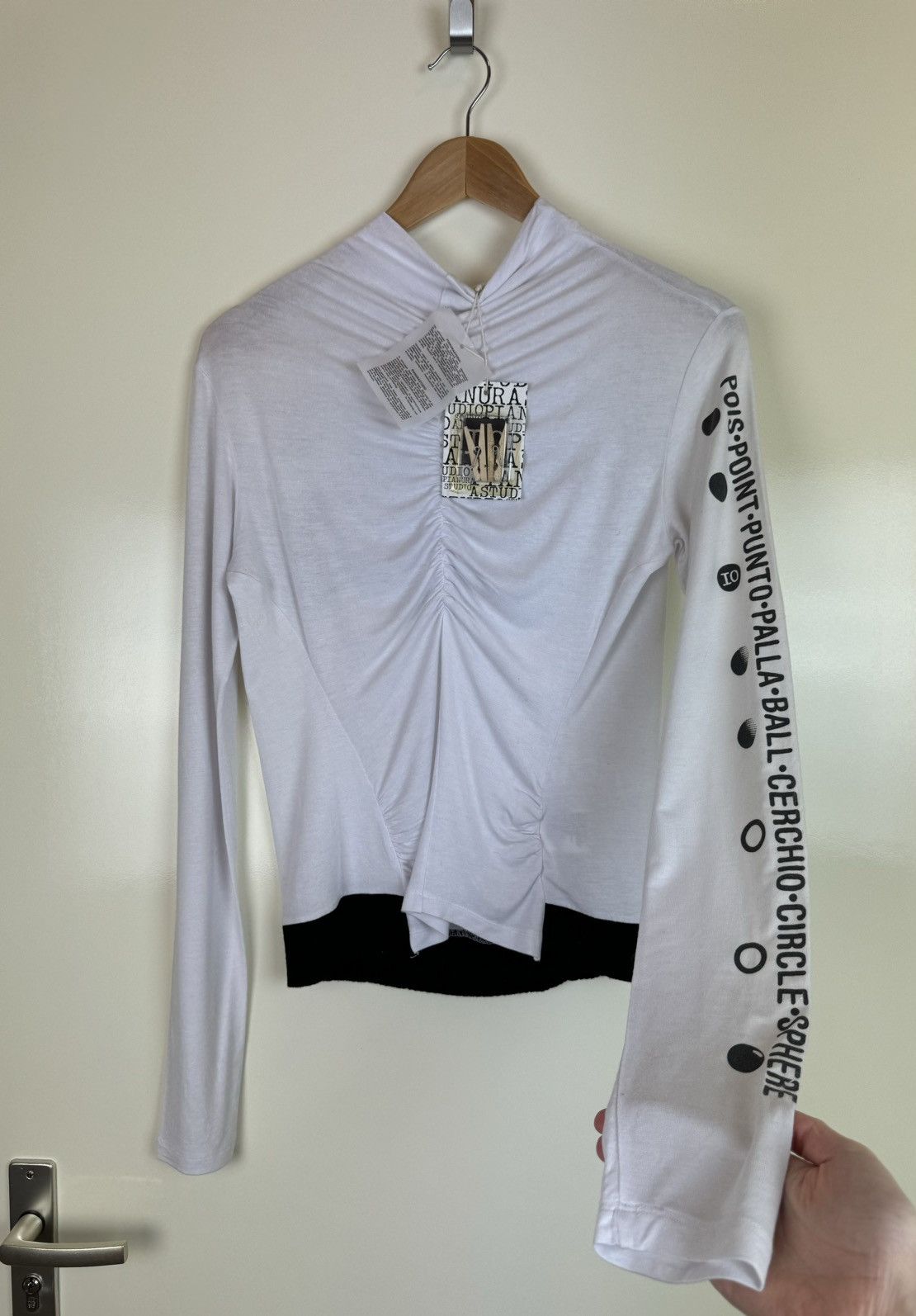 Rundholz Pianura studio avant garde gothic rundholz long sleeve top Size M / US 6-8 / IT 42-44 - 3 Thumbnail