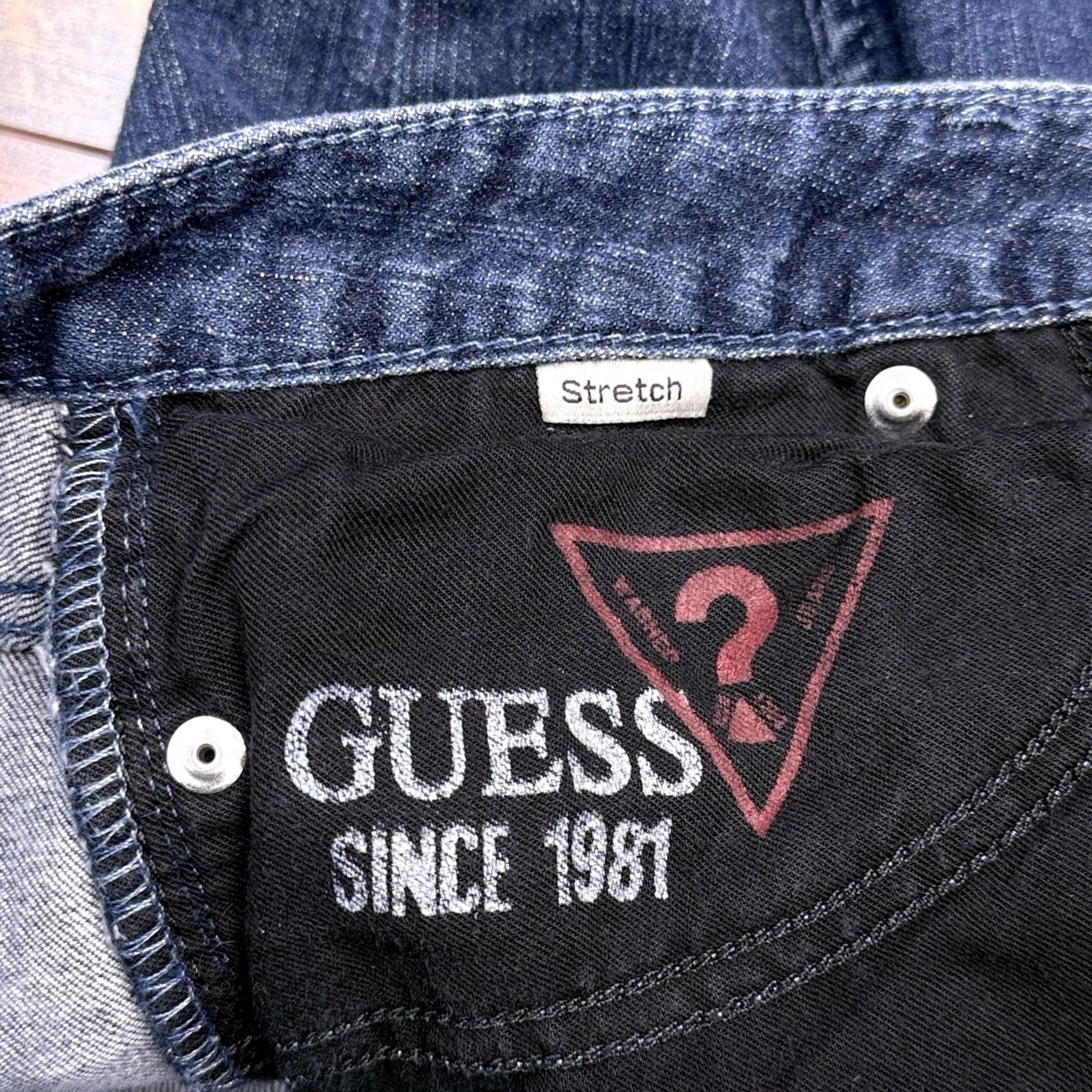 Guess GUESS Jeans Skinny Jeans Womens 29 Low Rise Stretch Denim Blue 5-Pocket City Slim Fit Womens Size 29 Regular Size 29" - 6 Thumbnail