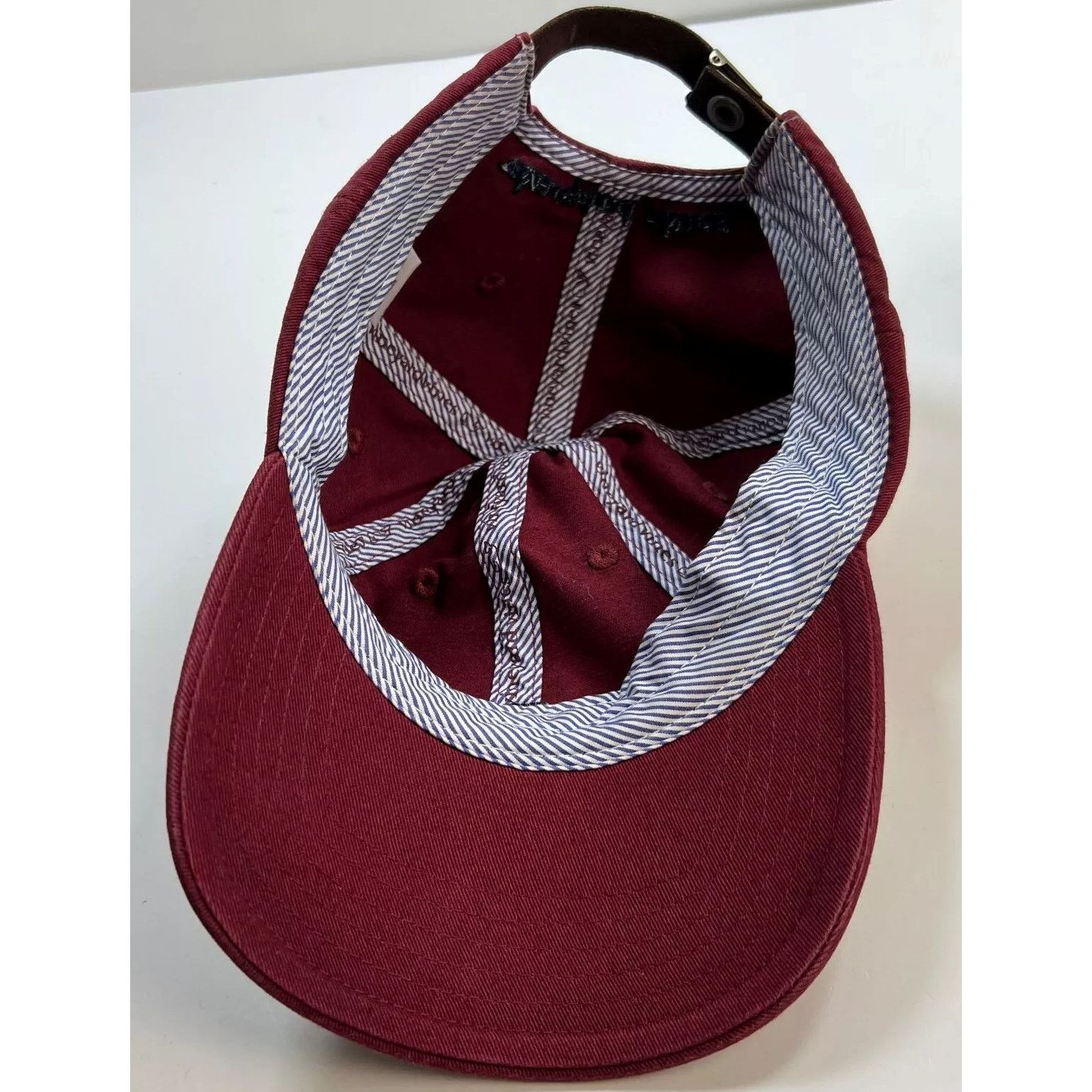 Vineyard Vines VINEYARD VINES Red Burgundy Logo Strap Back Dad Hat Preppy Size ONE SIZE - 6 Thumbnail