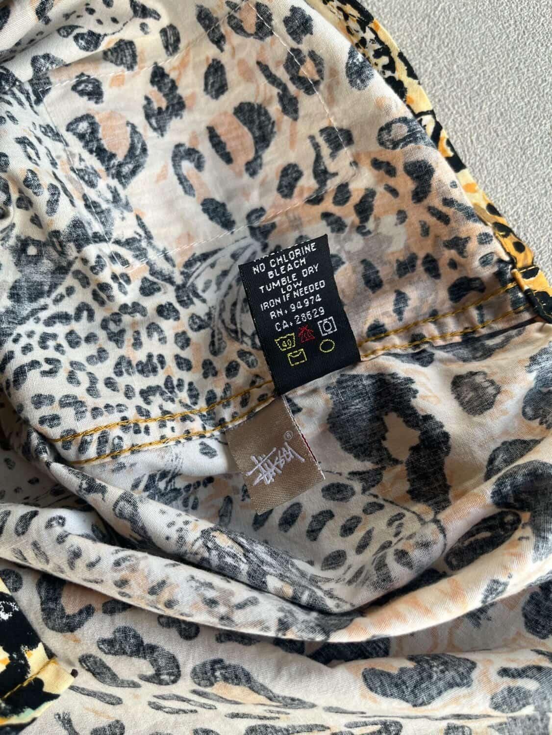 Stussy Stussy Leopard Wild Life Shirt Size US S / EU 44-46 / 1 - 5 Thumbnail