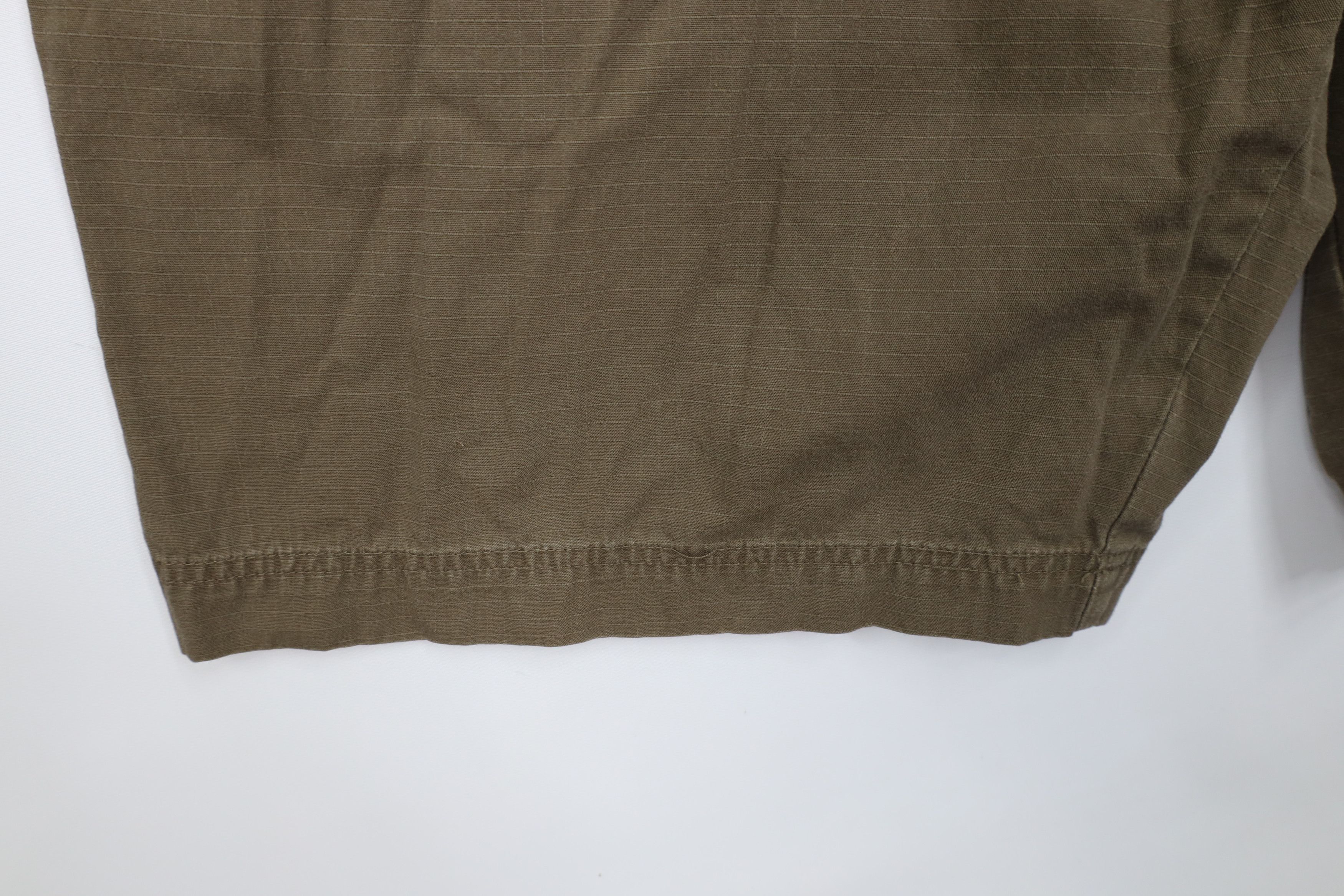 Gap Vintage Y2K 2001 Gap Ripstop Shorts Cotton Brown Green Size US 36 / EU 52 - 7 Thumbnail