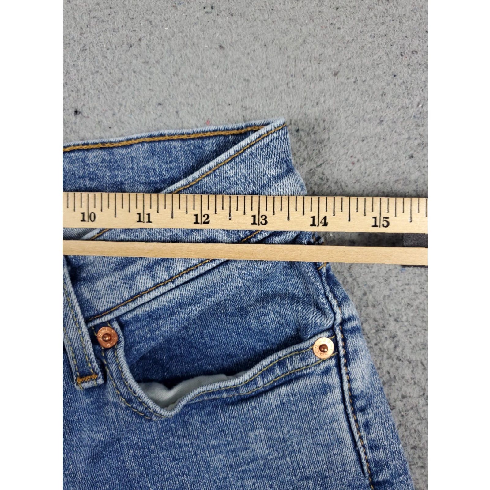 Levi's Levi's 511 Jeans Blue Slim Fit Straight Leg 29x30 Men's Denim Pants Size US 29 - 4 Thumbnail