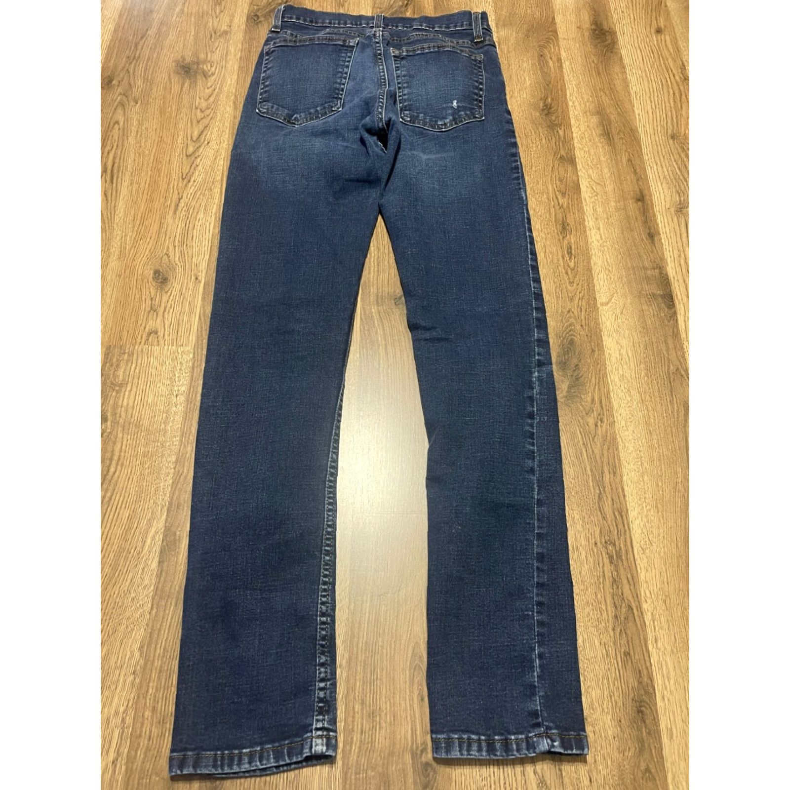 George George Jeans Men Jeans 29x32 Blue Denim Slim Pockets, Regular George, Men's, 29x32, Blue, Denim, Slim, Pockets Size US 29 - 2 Thumbnail