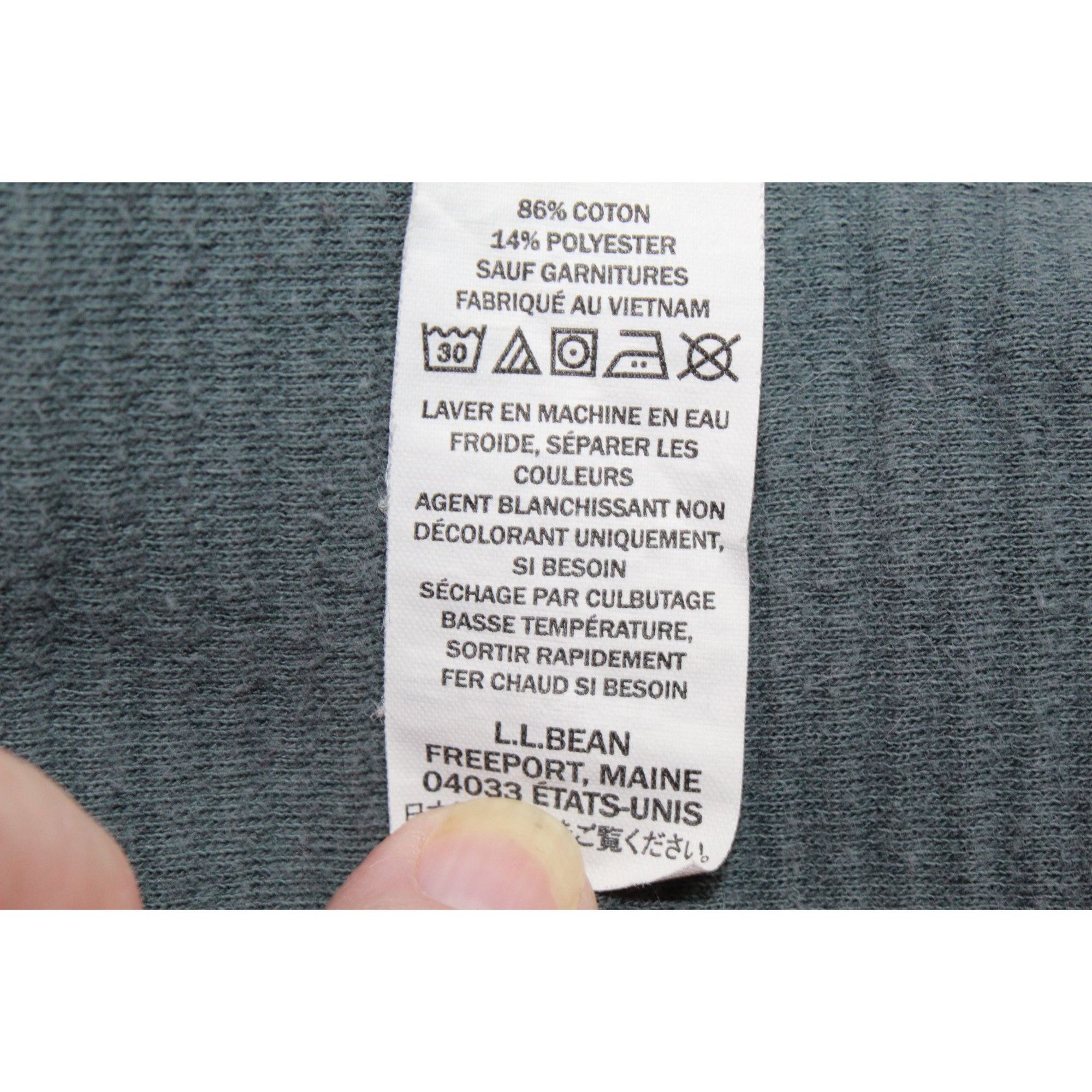 L.L. Bean LL Bean Men's Lakewashed Double Knit Quarter Zip Pullover Size US XL / EU 56 / 4 - 11 Thumbnail