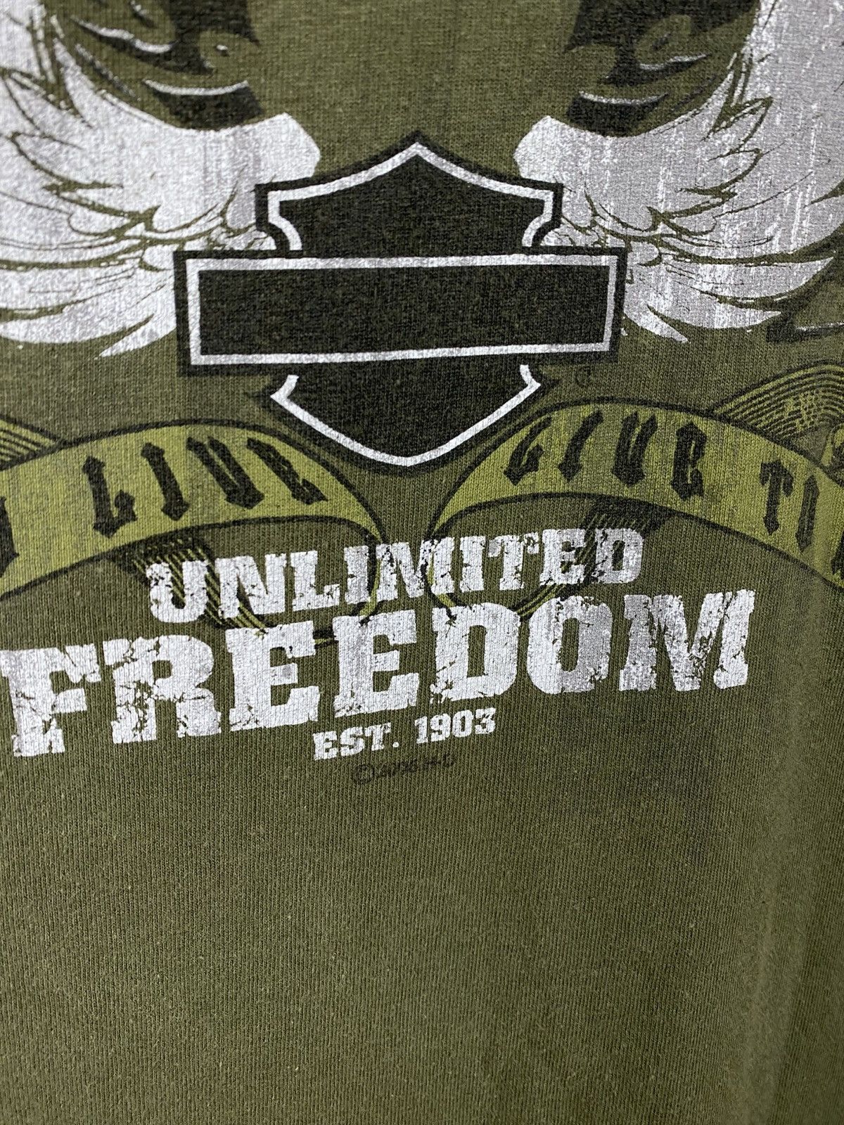 Harley Davidson 🇺🇸Vintage 2004 T-Shirt Harley Davidson Atlantic Country Tee🇺🇸 Size US XL / EU 56 / 4 - 9 Thumbnail