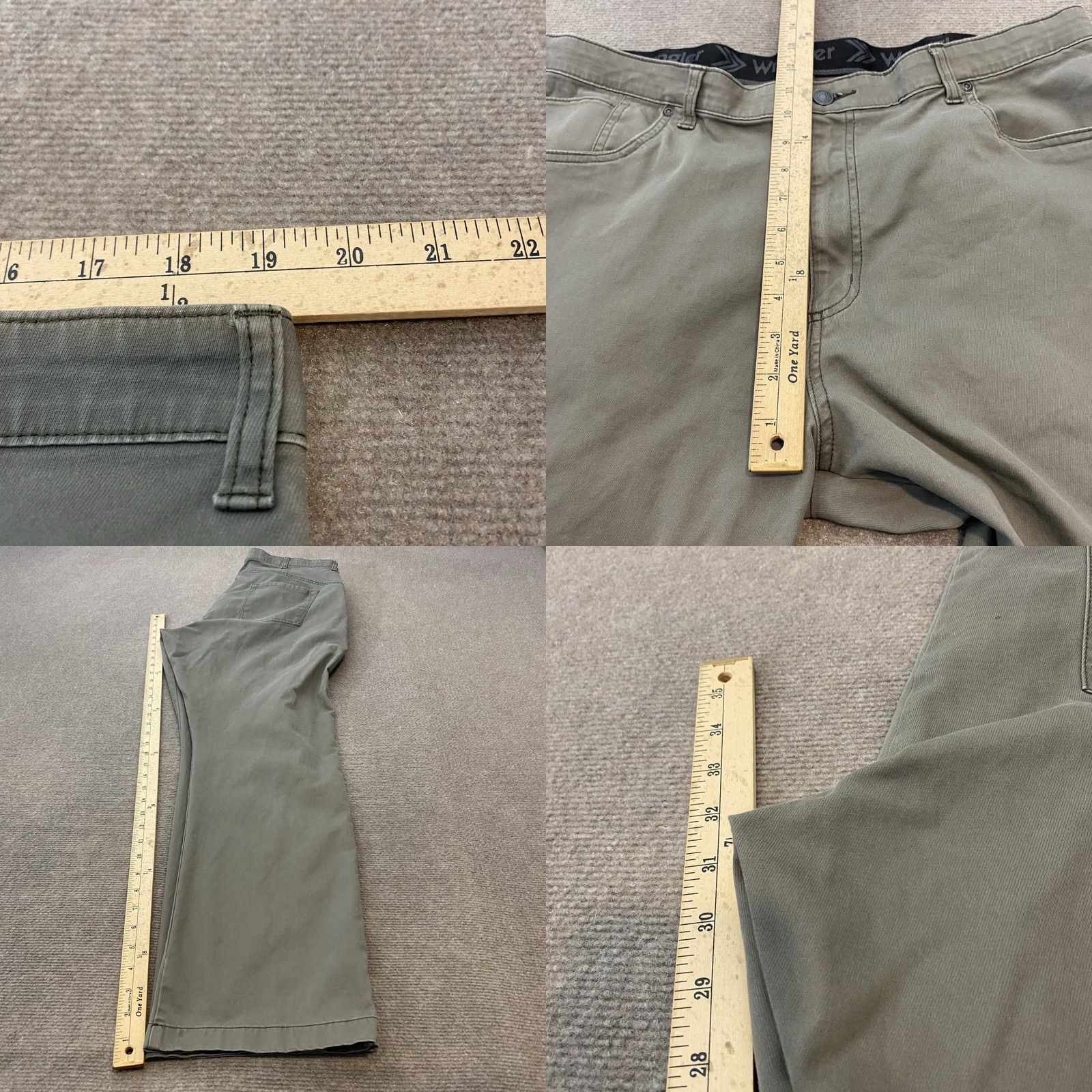 Wrangler Wrangler Men's Performance 5-Pocket Pants Size 38x32 Brown Workwear Shirt Size US 38 / EU 54 - 8 Thumbnail