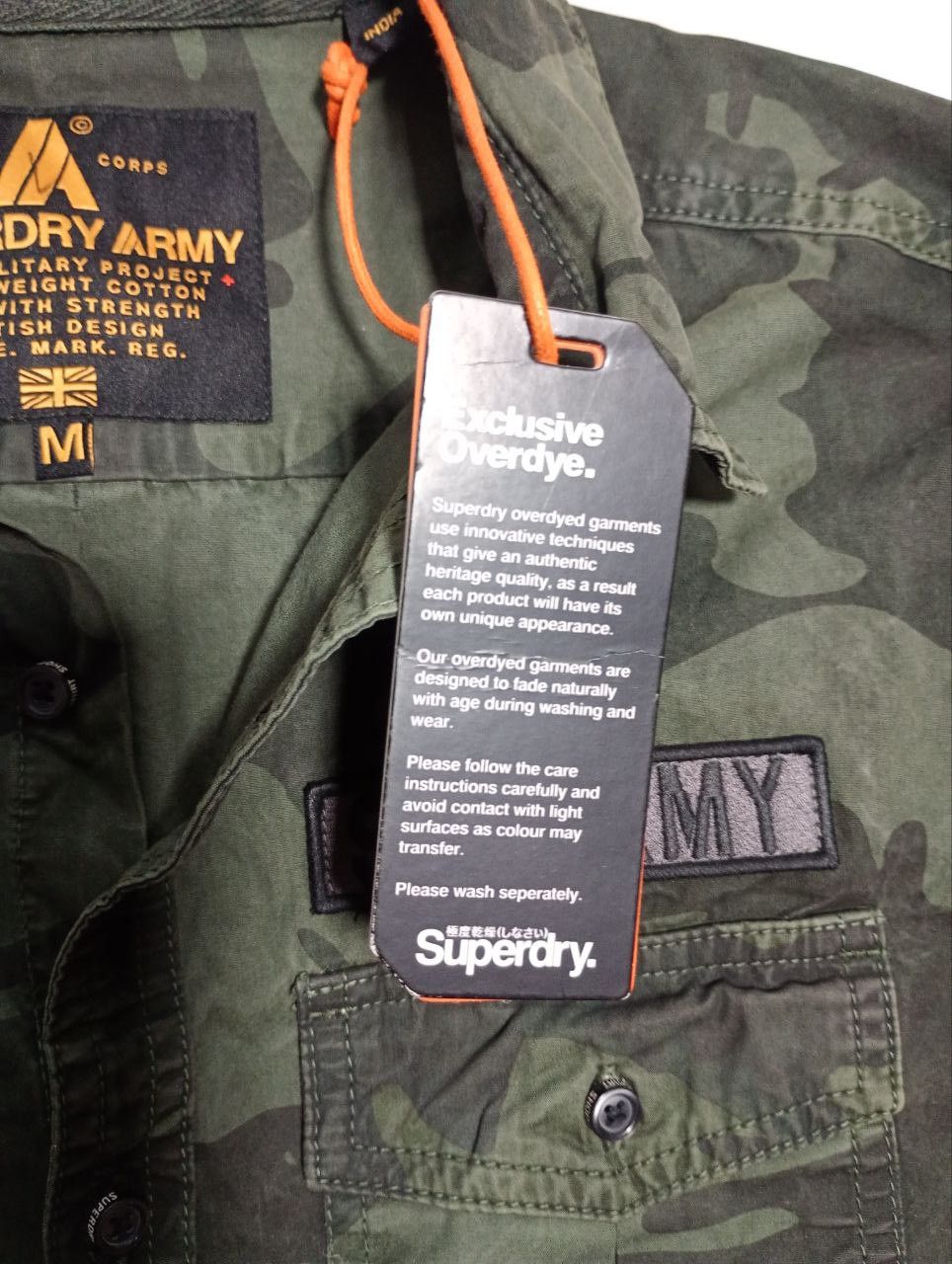 Japanese Brand × Superdry Superdry S.D.Army Shirt NWT Size US M / EU 48-50 / 2 - 12 Thumbnail