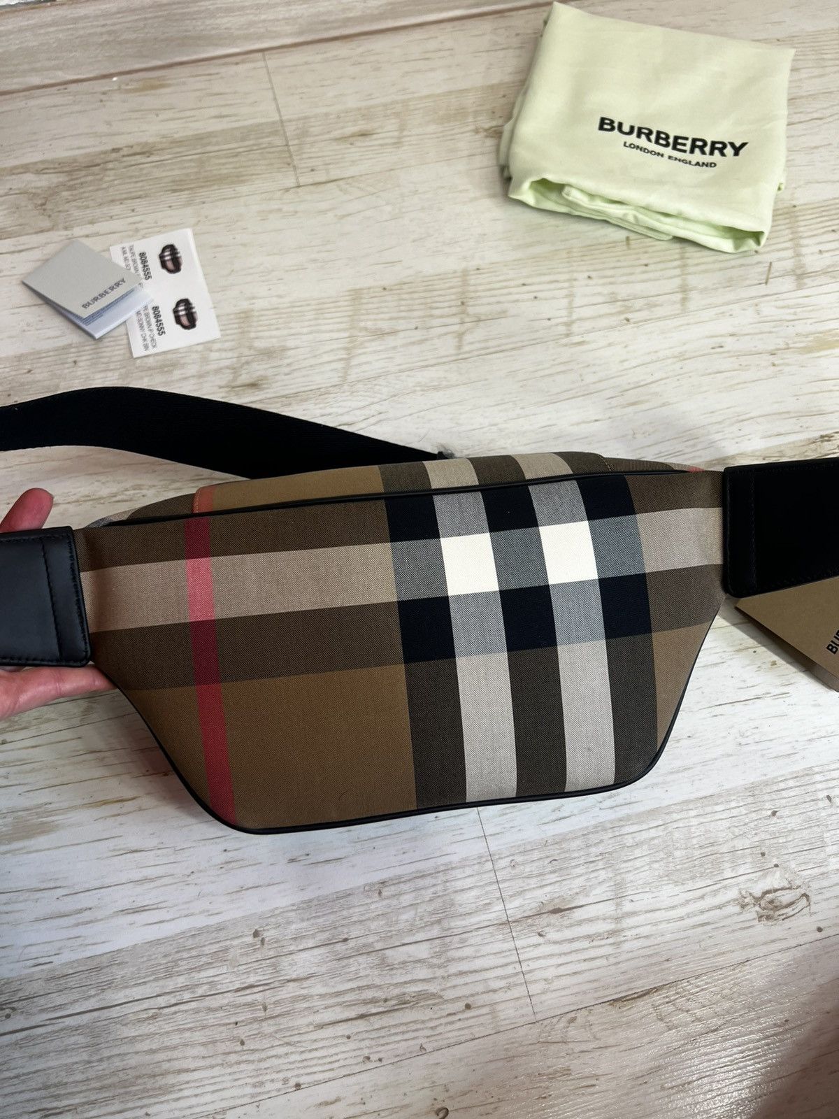 Burberry Burberry Sonny Nova Check Bum Bag Fanny Pack Unisex Belt Bag Size ONE SIZE - 6 Thumbnail