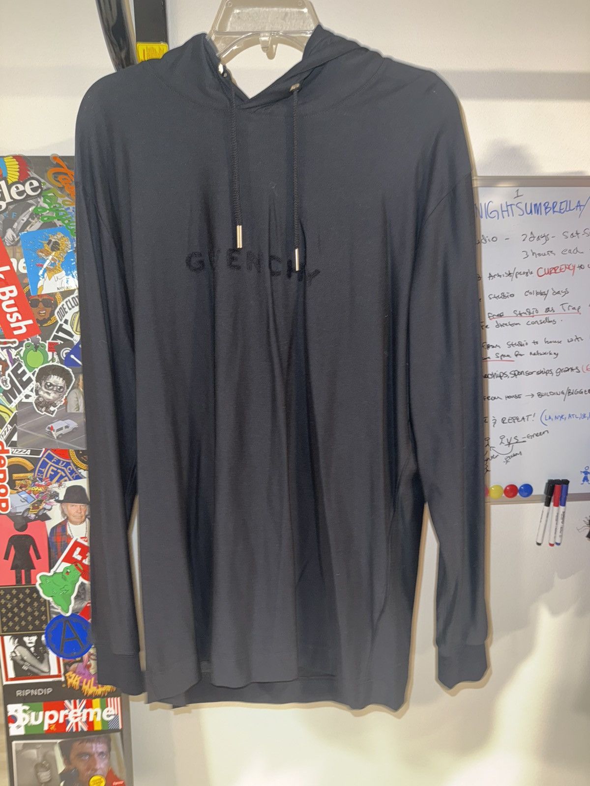 Givenchy Givenchy long long sleeve T-shirt hoodie Size US XXS / EU 40 - 1 Thumbnail