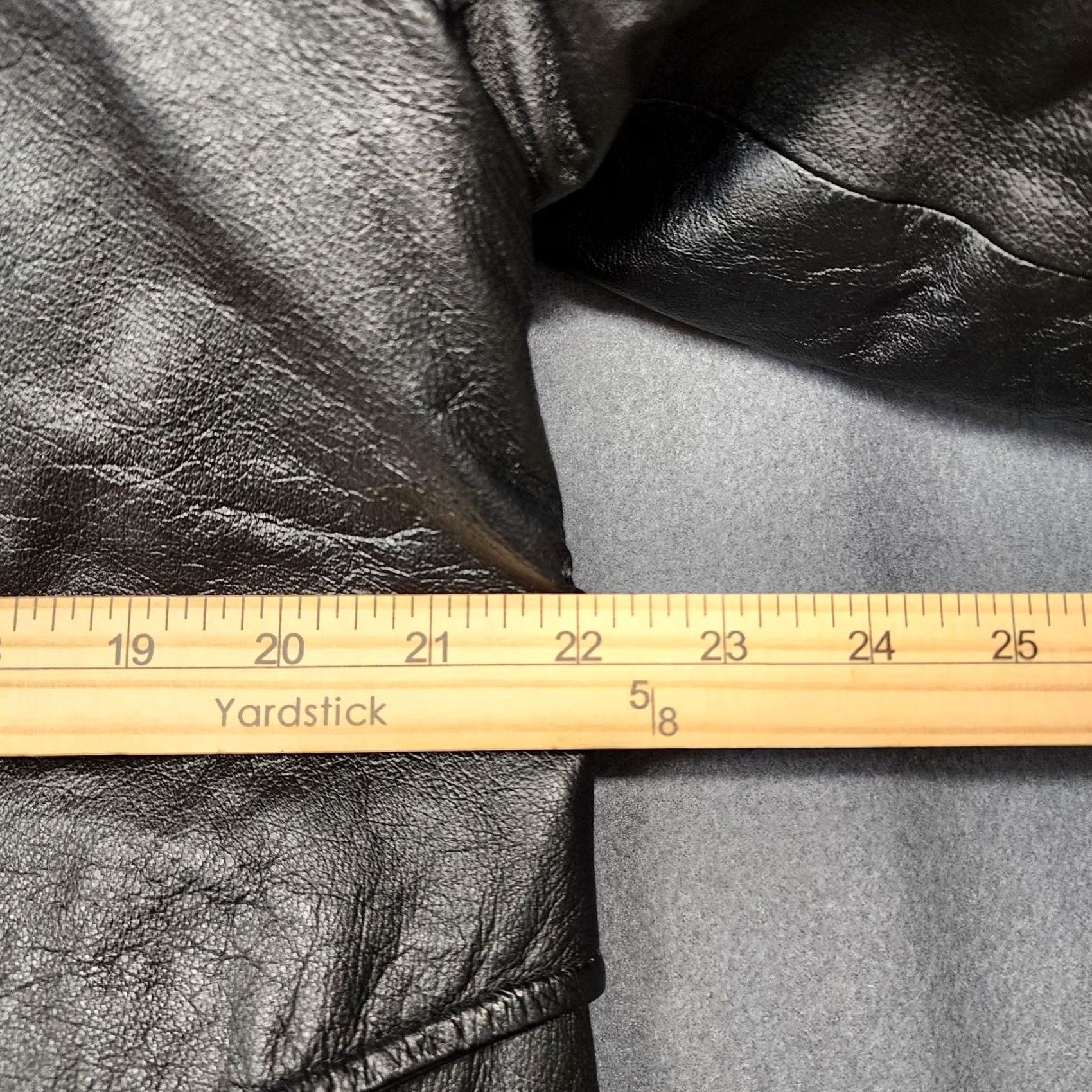 Vintage Phase 2 Leather Coat Mens Medium Black Zip Front Removable Faux Fur Liner Coat Size US M / EU 48-50 / 2 - 5 Thumbnail