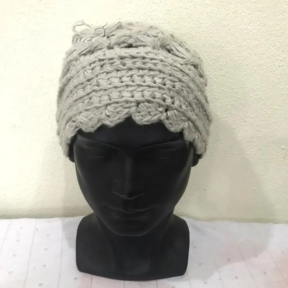 Japanese Brand × Vintage Blue Bleuet Knit Beanie Hat Size ONE SIZE - 3 Thumbnail