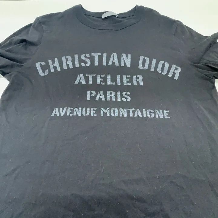 Dior Dior Dior Black Logo Long Sleeve T-Shirt for Men 0079-2507 Size US S / EU 44-46 / 1 - 6 Thumbnail
