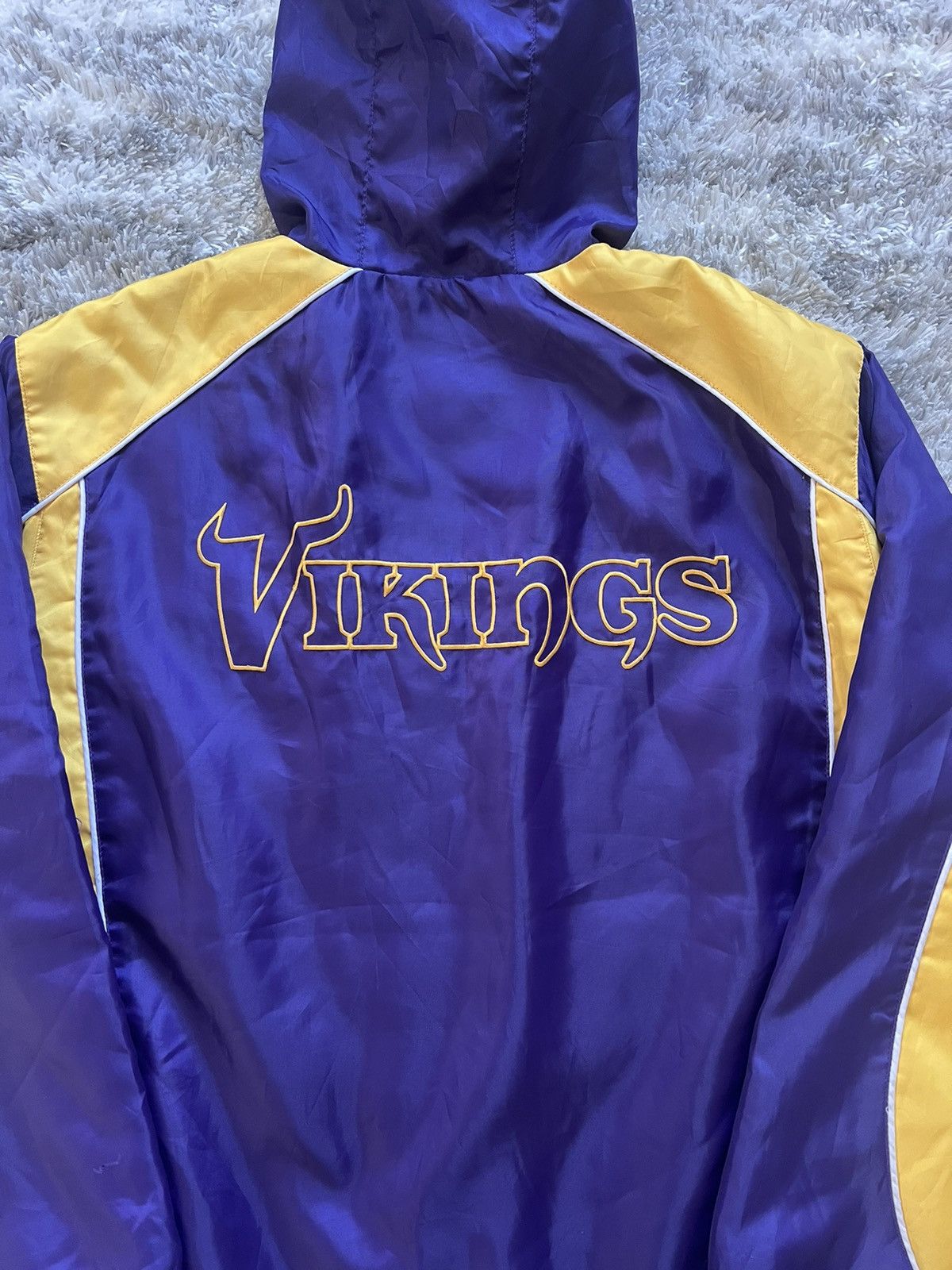 NFL × Sports Specialties NFL Minnesota Vikings Zip Up Jacket Size US XL / EU 56 / 4 - 4 Thumbnail