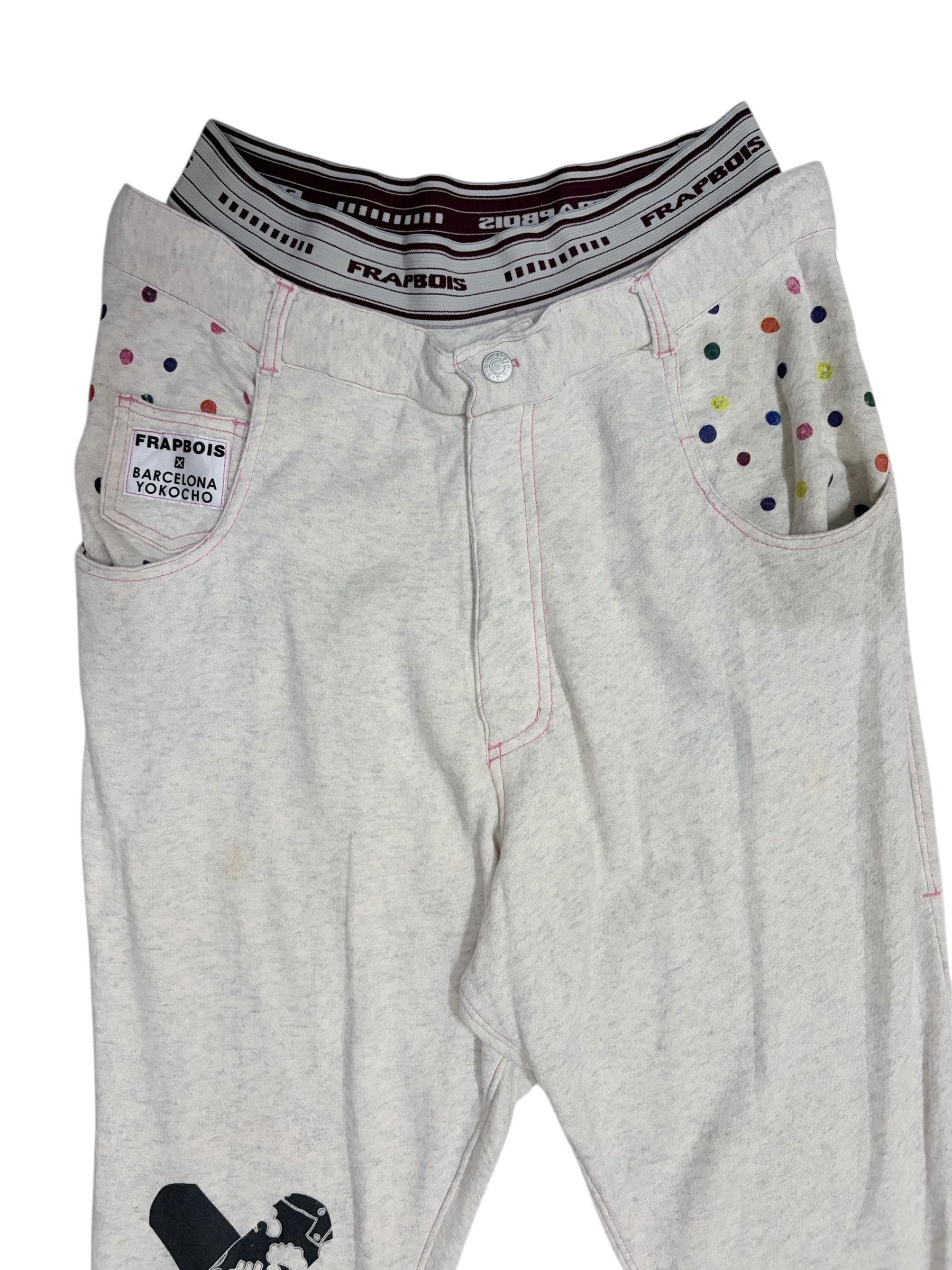 Frapbois Frapbois x Barcelona Yokocho Double Waist Pants Issey Miyake Size 32" / US 10 / IT 46 - 3 Thumbnail