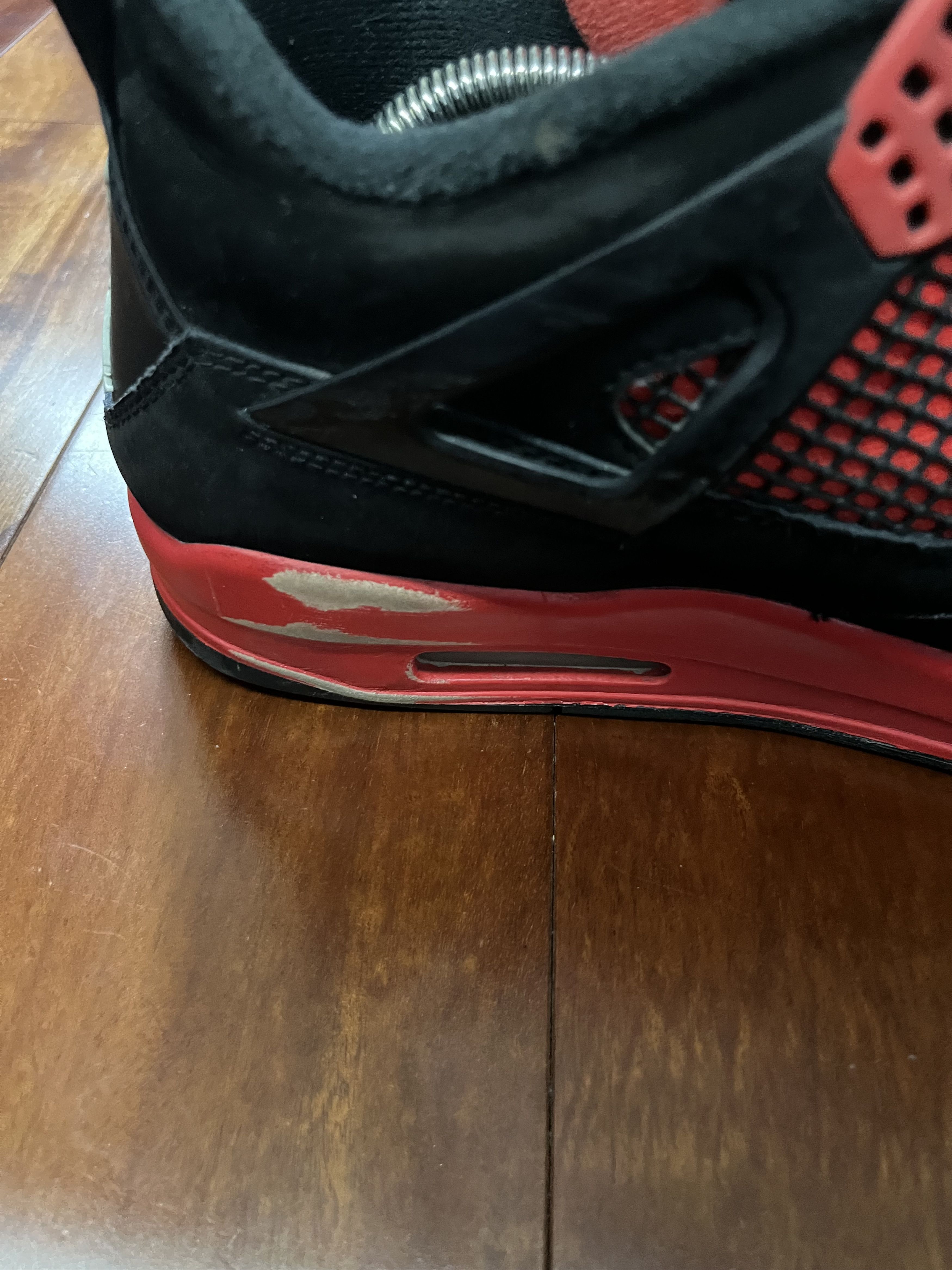 Jordan Brand Air Jordan 4 Retro 'Red Thunder' Size US 11 / EU 44 - 10 Thumbnail
