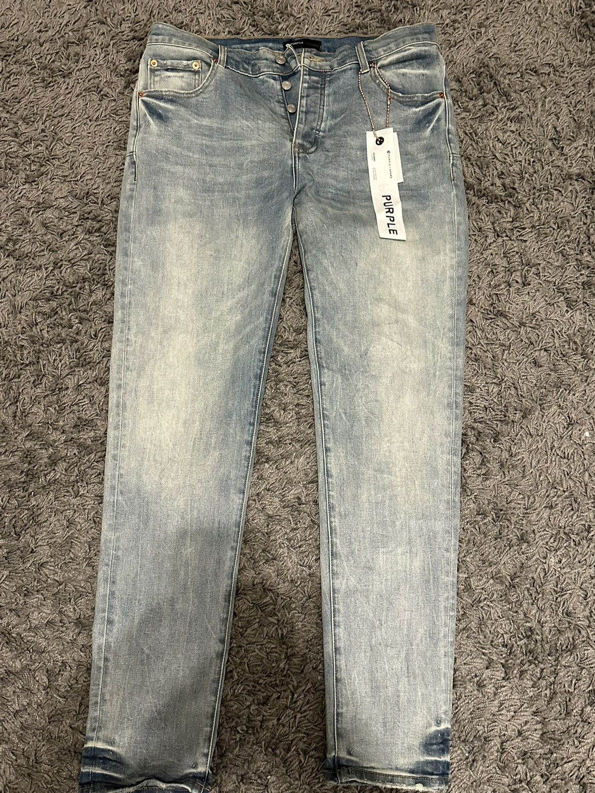 Purple Light blue Purple Jeans SZ 34 | Grailed