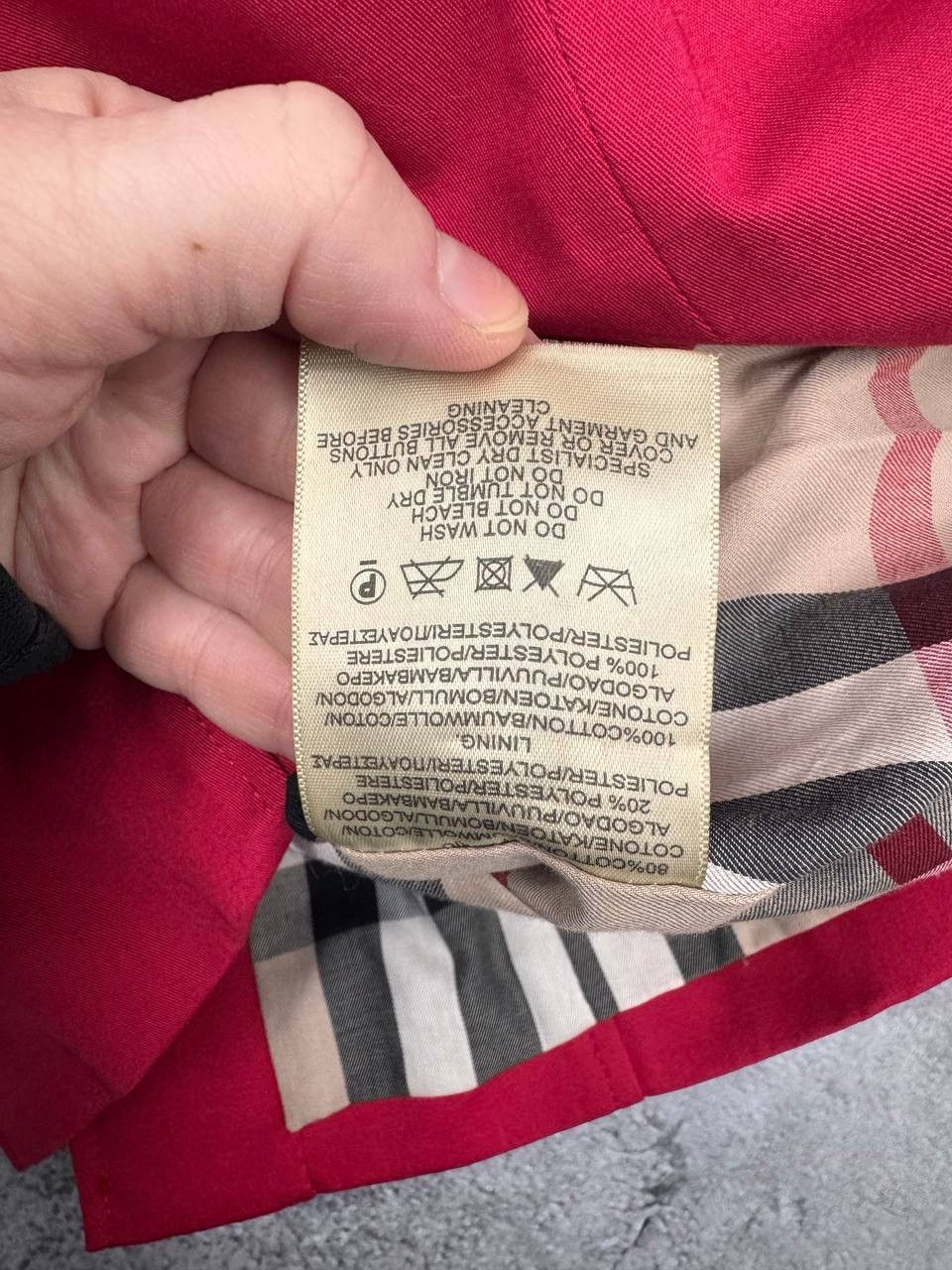 Burberry Burberry Women's Short Trench Coat Red Size S Size S / US 4 / IT 40 - 6 Thumbnail