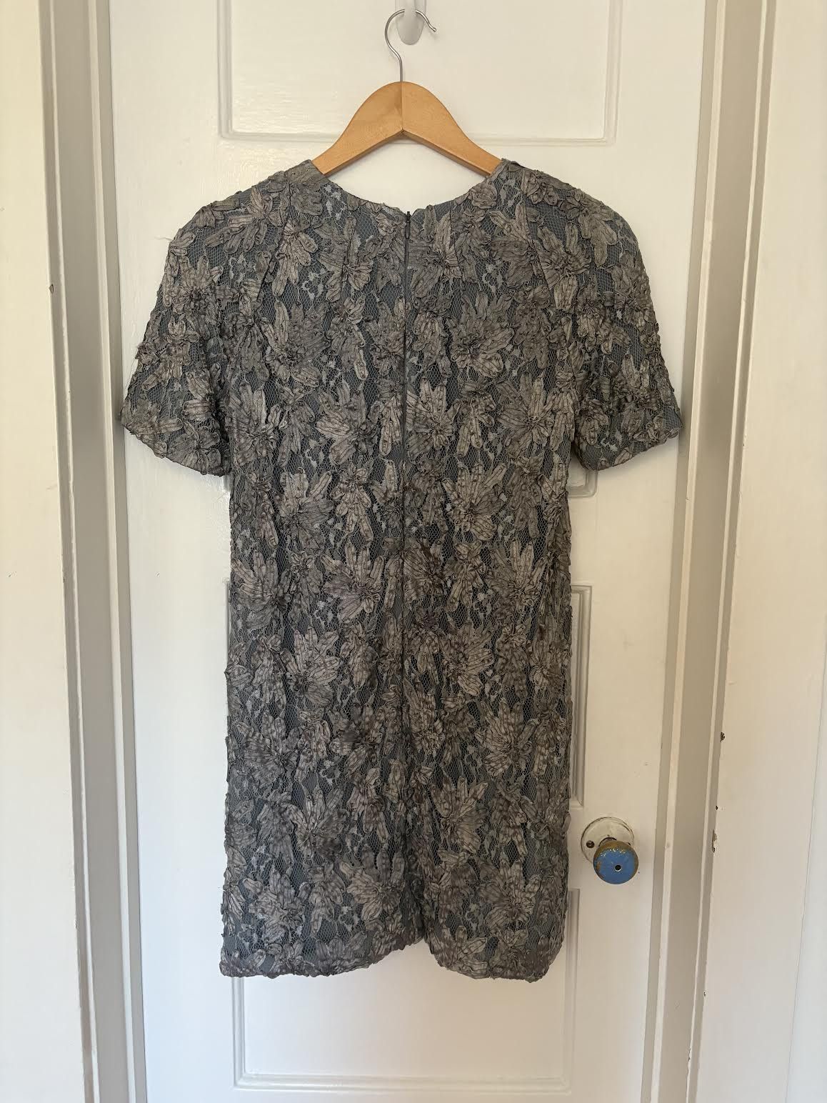 Burberry Burberry Icy Blue Lace Dress - Made in Italy Size S / US 4 / IT 40 - 2 Thumbnail