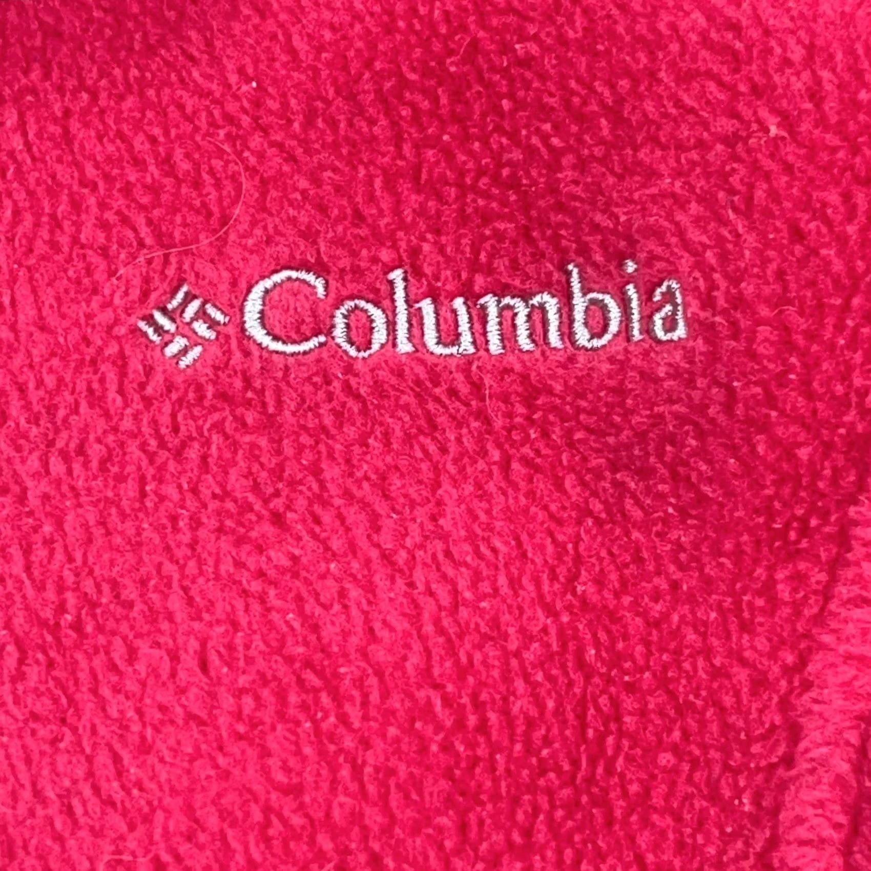 Layer 8 Columbia Women Medium Pink Fleece Jacket Sweater Coat Full Zip Ladies A12 Size M / US 6-8 / IT 42-44 - 3 Thumbnail