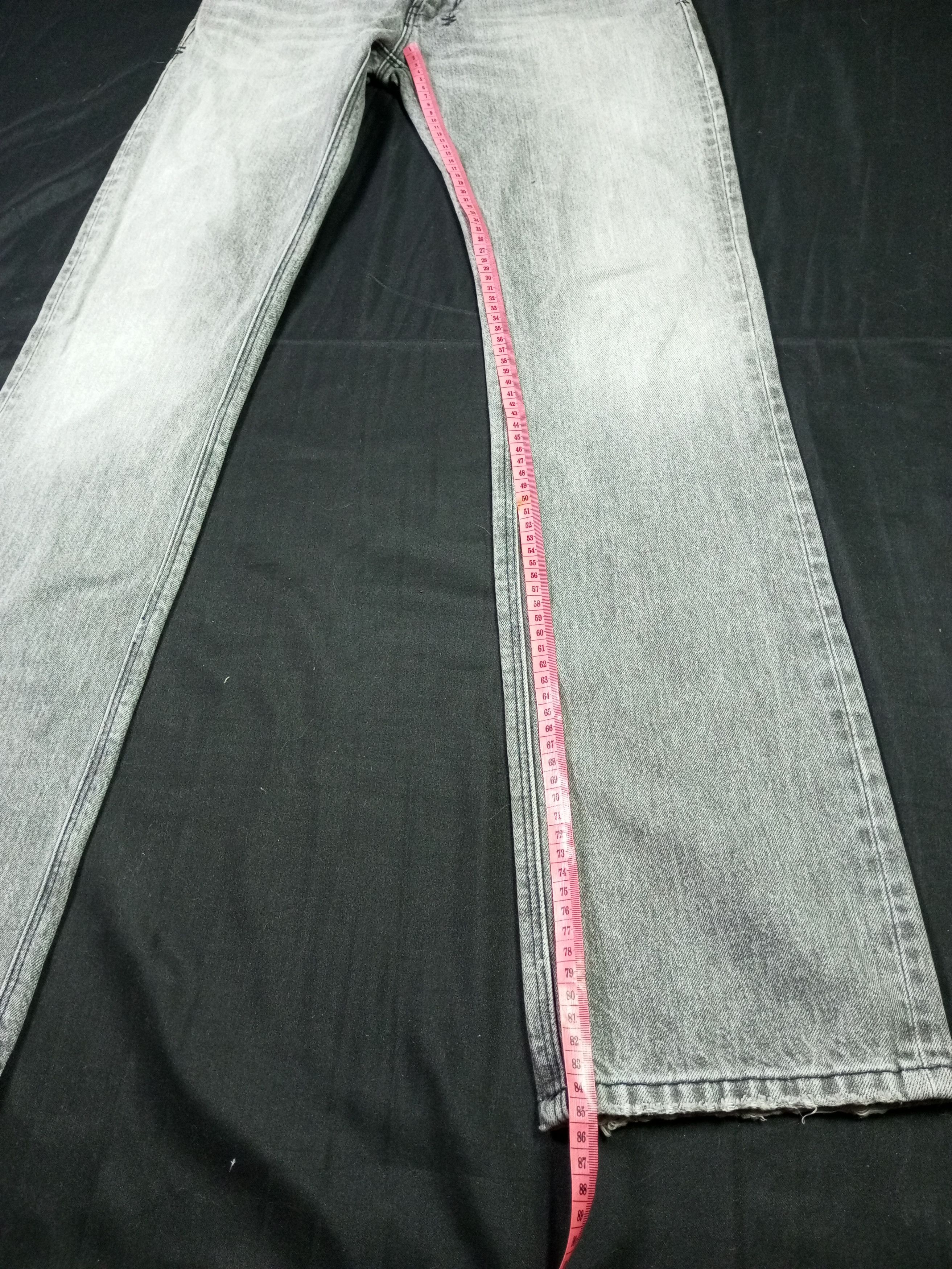 Ksubi Ksubi Grey Denim Distressed Jeans Size US 30 / EU 46 - 13 Thumbnail