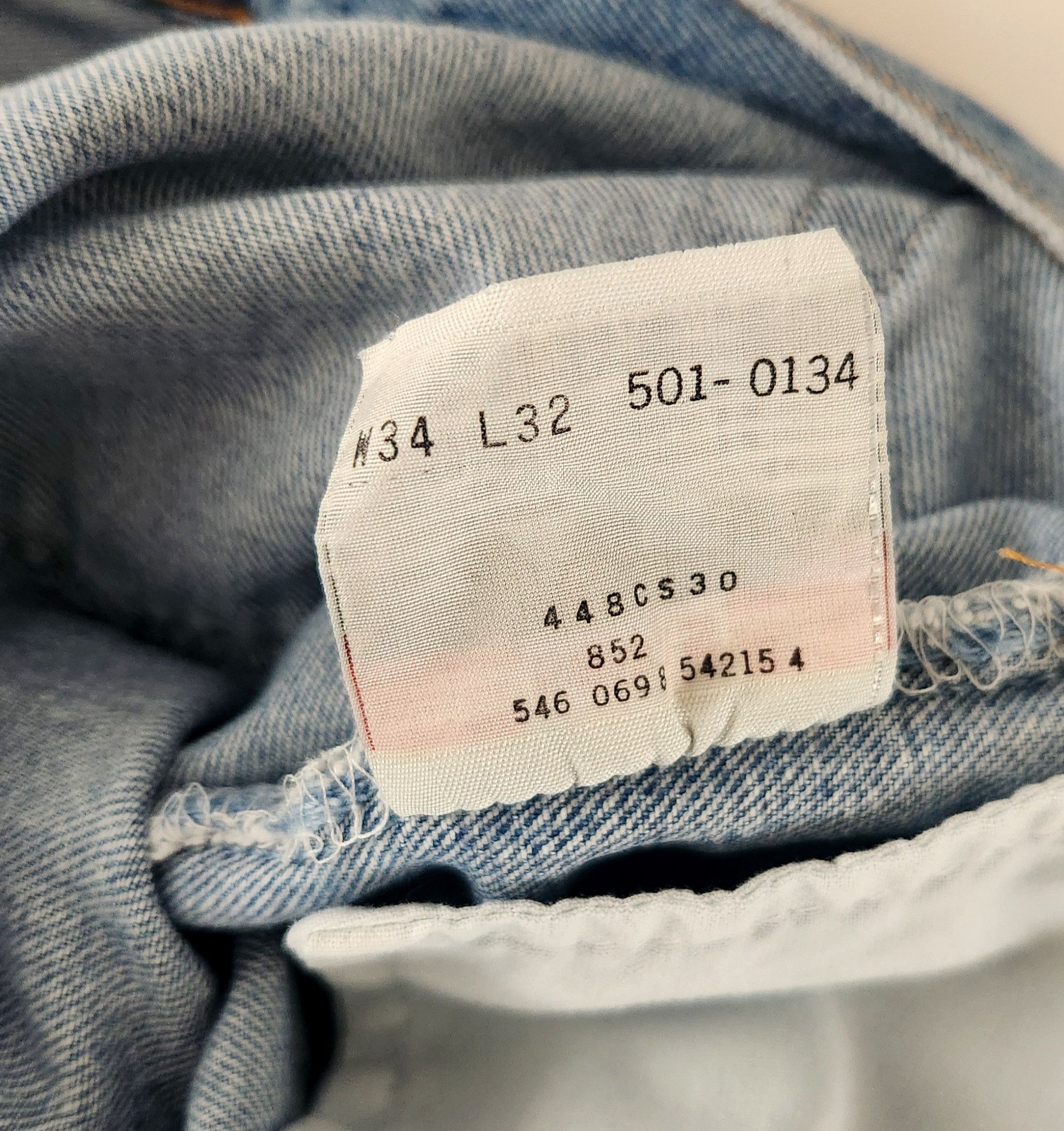 Levi's × Vintage Levi's 501 XX VTG True Vintage USA Made Red Tab 90s Blue 34 Size US 34 / EU 50 - 13 Thumbnail